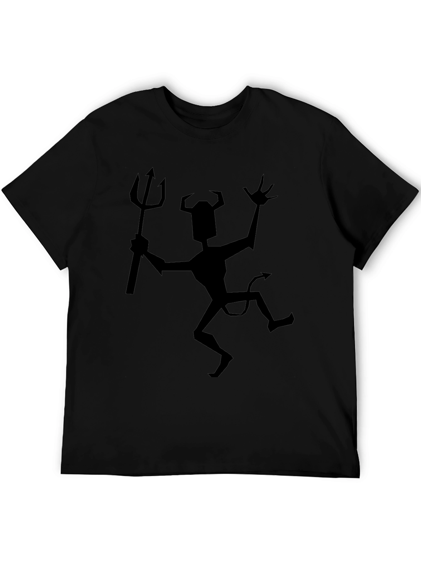 Devil Silhouette Black Graphic Tee