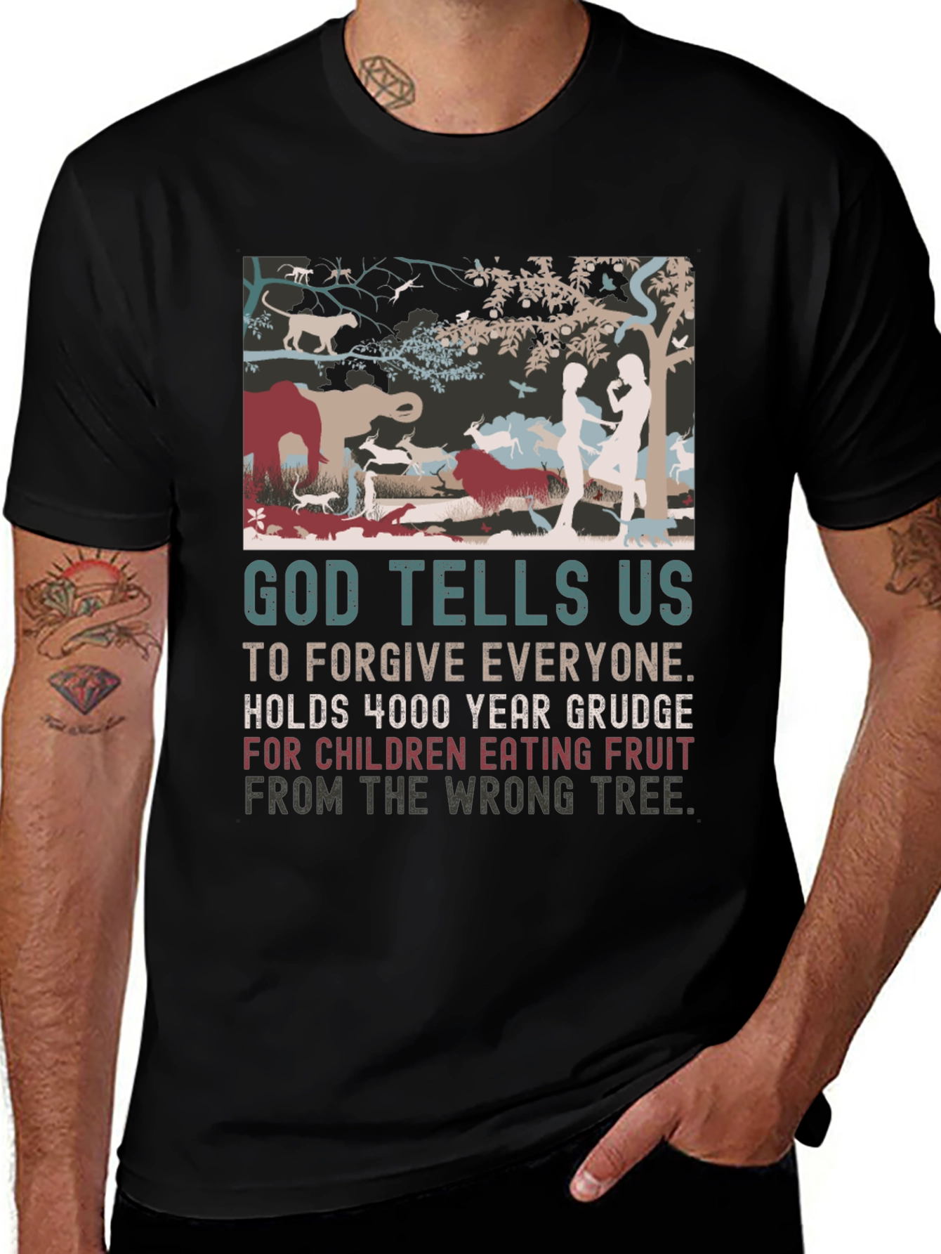 God Tells Us T-Shirt