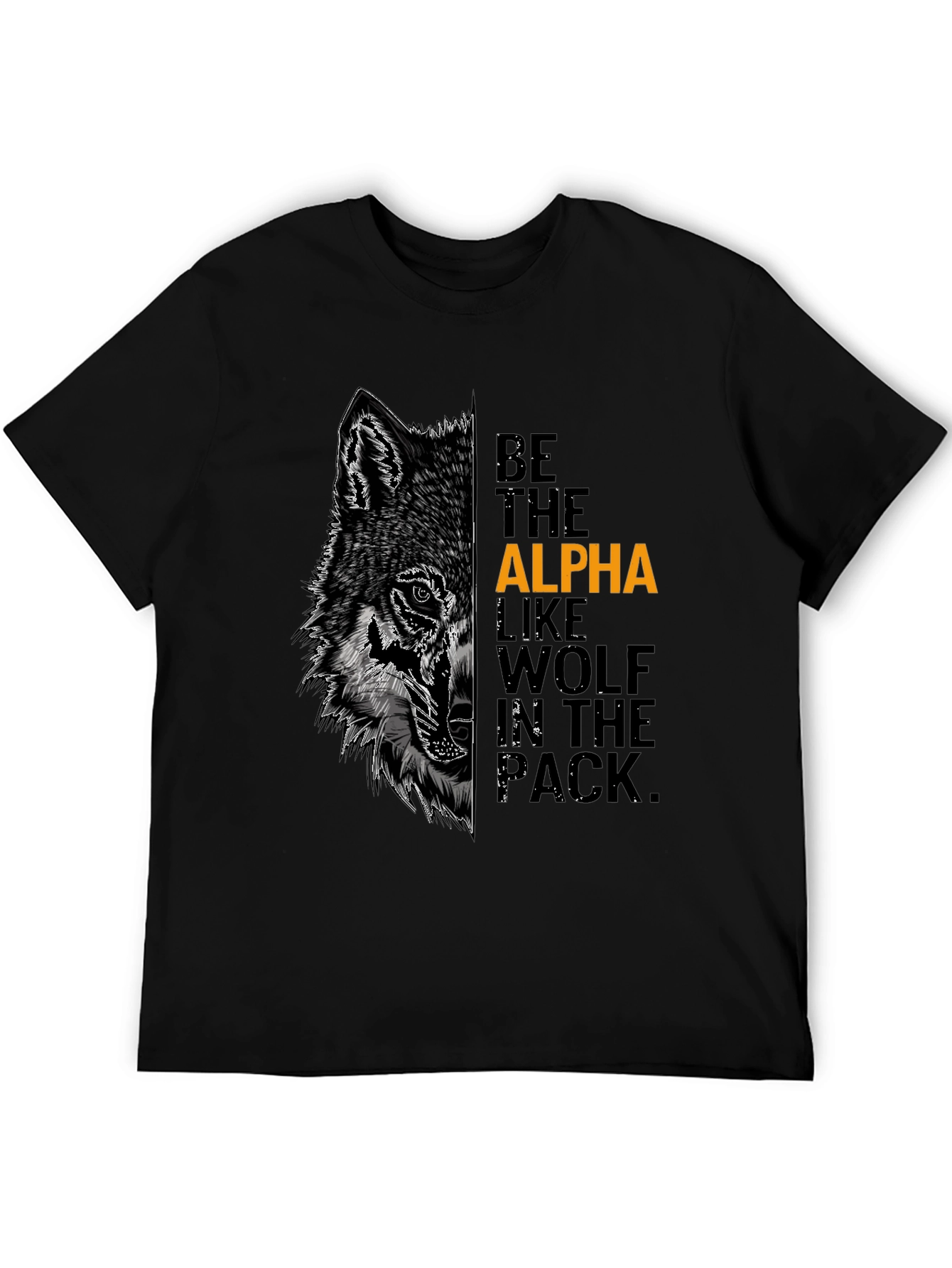 Alpha Wolf Graphic Tee - Be the Leader