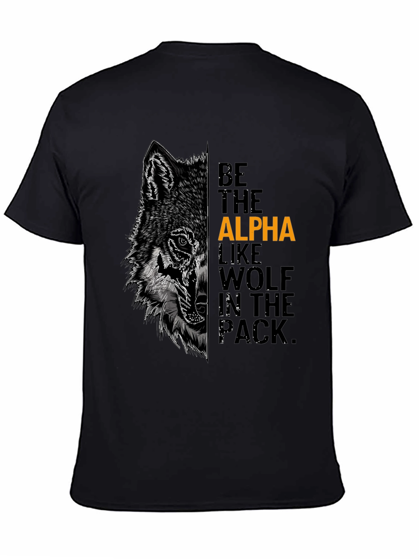 Alpha Wolf Graphic Tee - Be the Leader