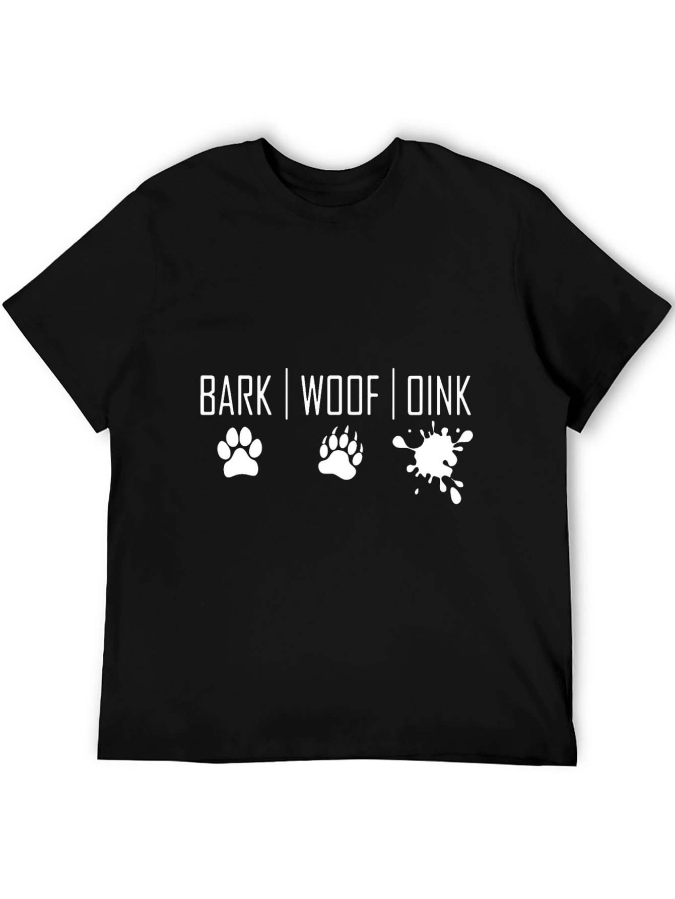 Funny Dog Lover T-Shirt - Bark Woof Drink