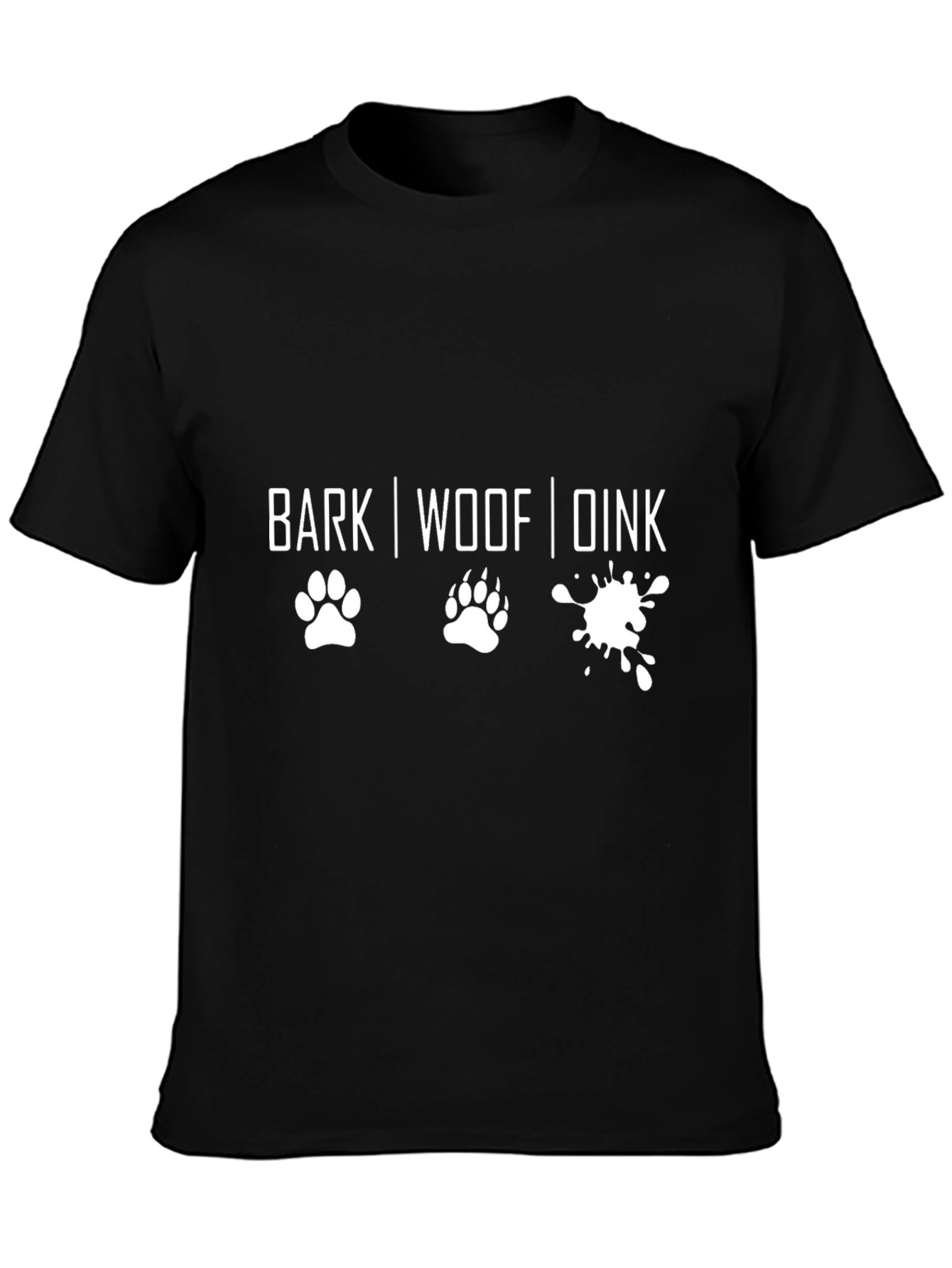 Funny Dog Lover T-Shirt - Bark Woof Drink