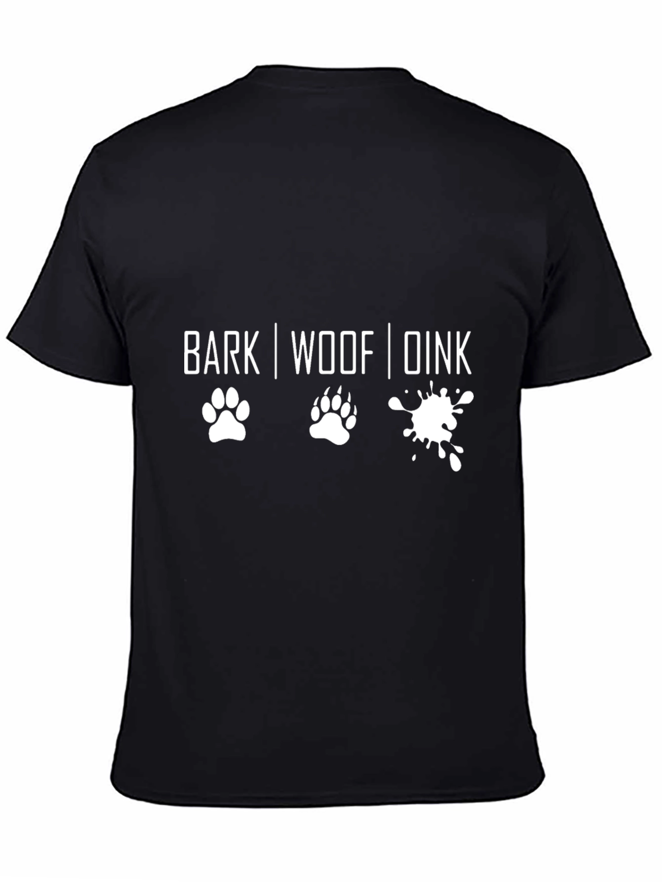 Funny Dog Lover T-Shirt - Bark Woof Drink