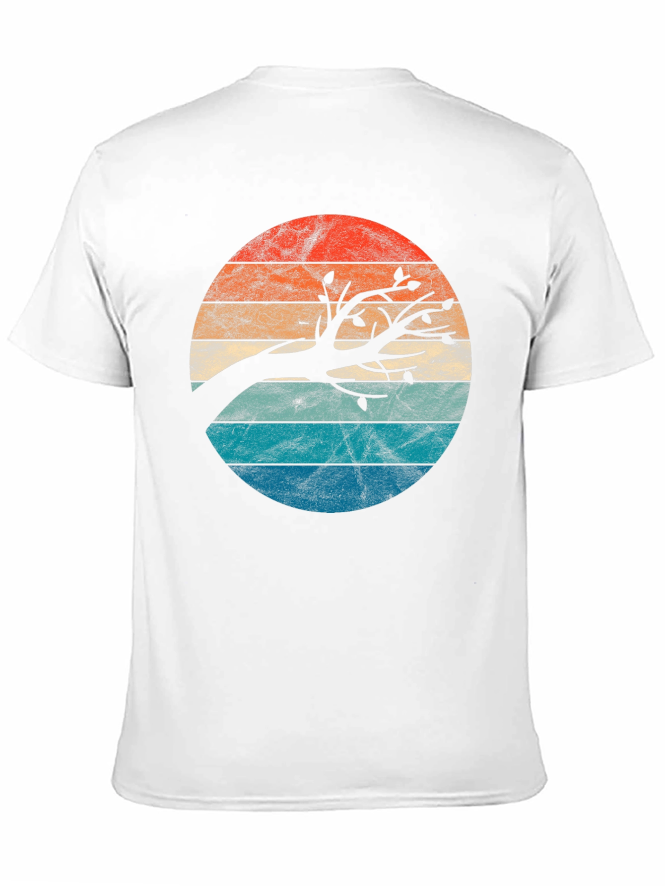 Retro Sunset Tree Graphic Tee