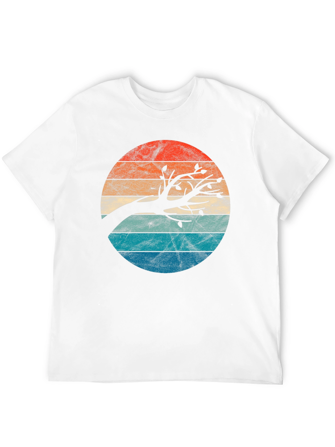 Retro Sunset Tree Graphic Tee