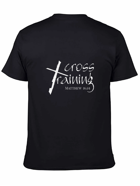 Cross Training Christian T-Shirt - Matthew 16:24