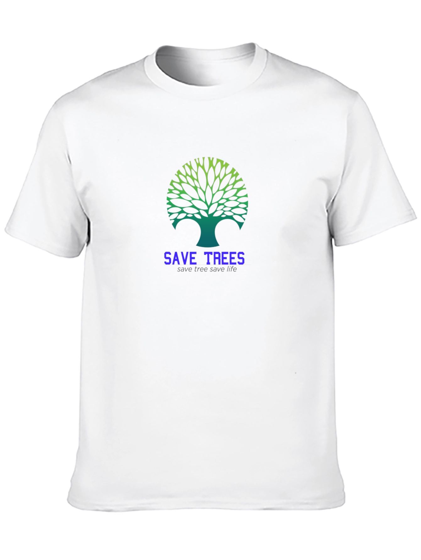 Save Trees Graphic Tee - Earth-Friendly Fashion