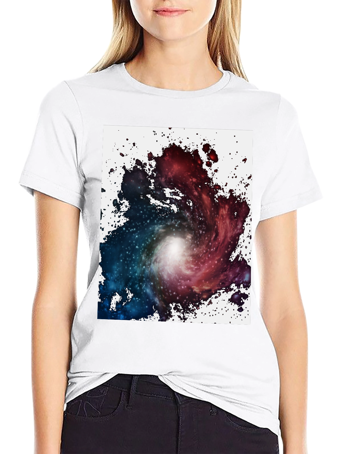 Nebula Graphic Black T-Shirt