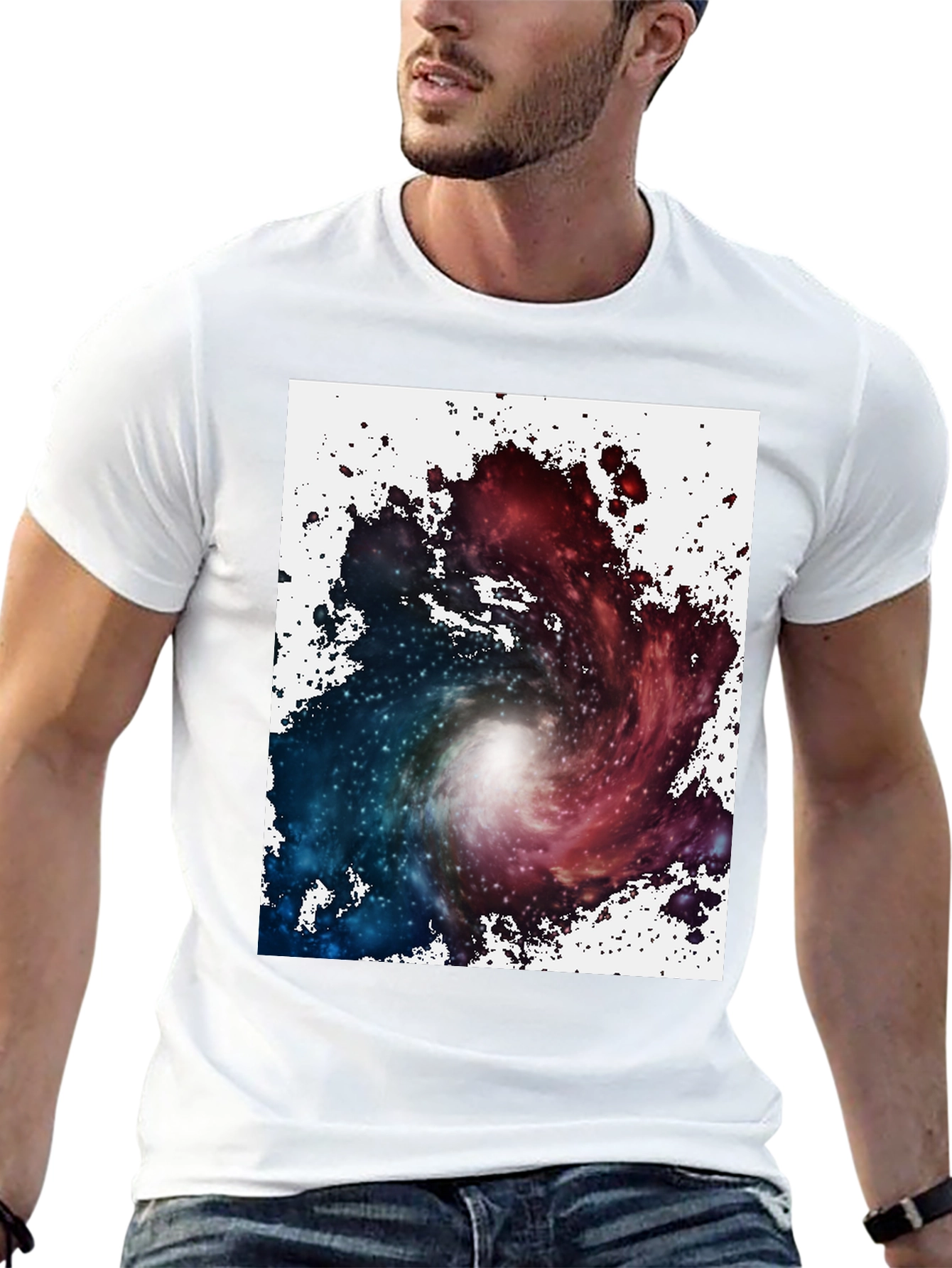 Nebula Graphic Black T-Shirt