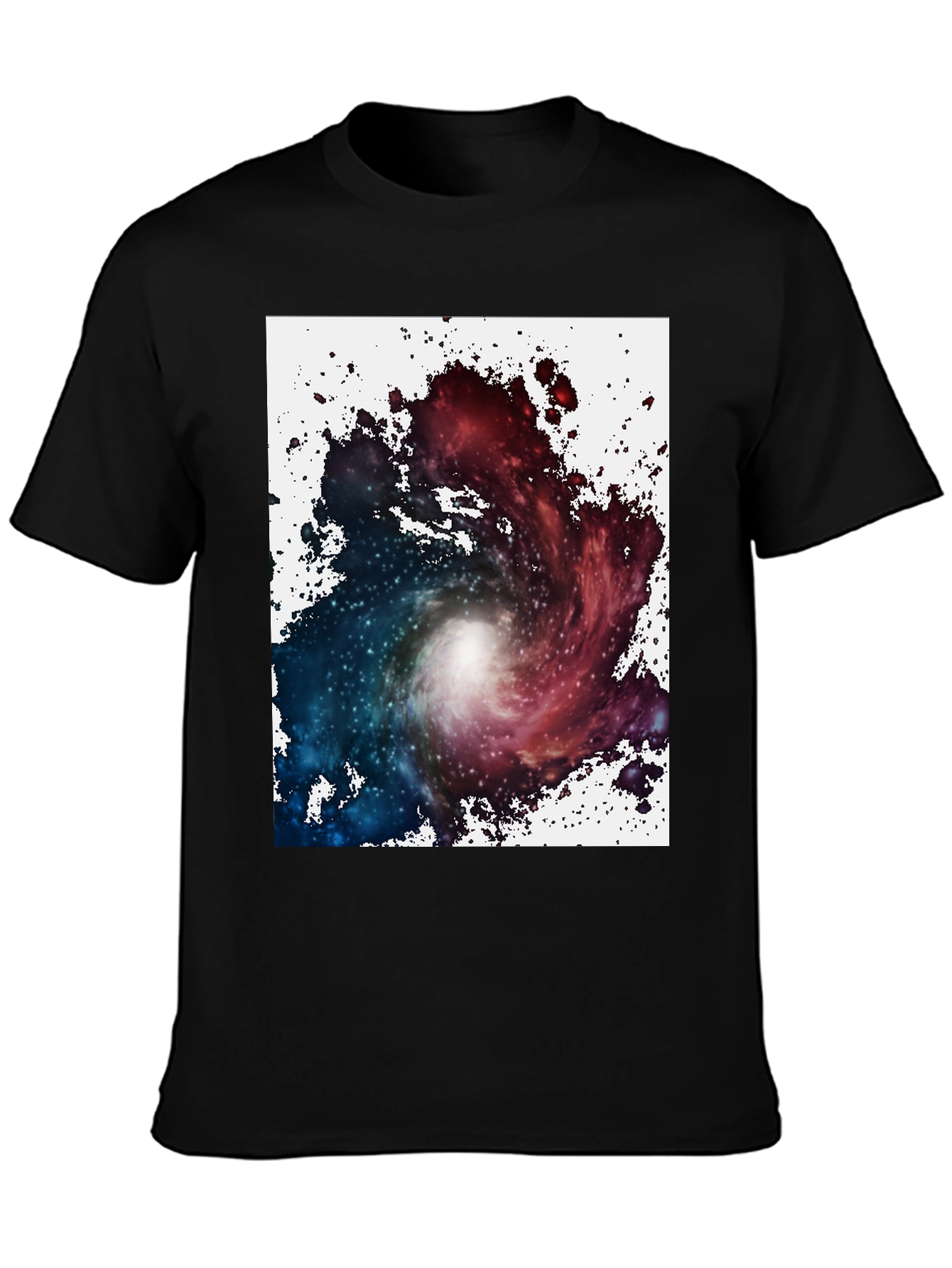 Nebula Graphic Black T-Shirt