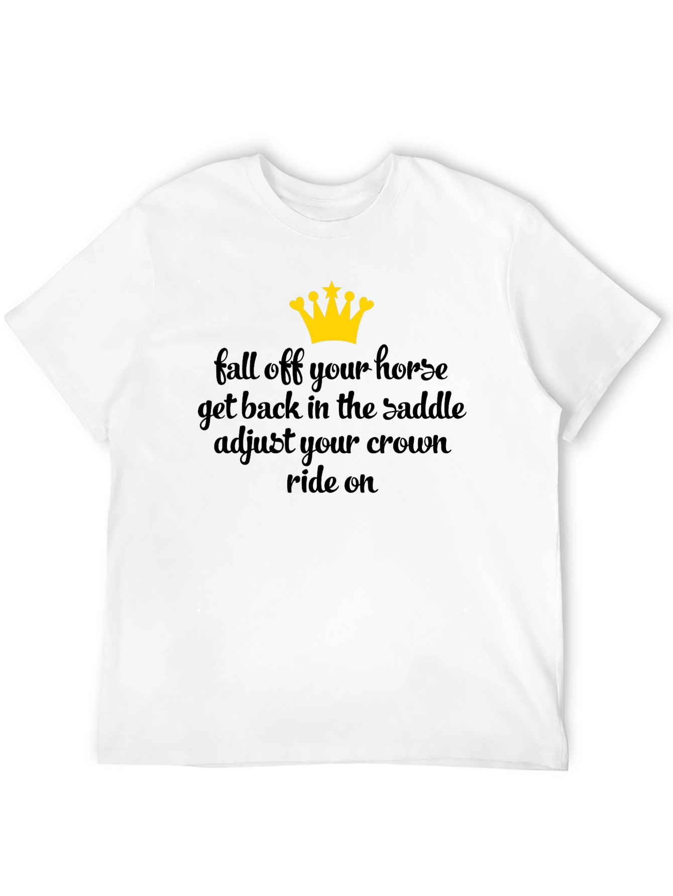 Fall Off Horse Adjust Crown Graphic Tee