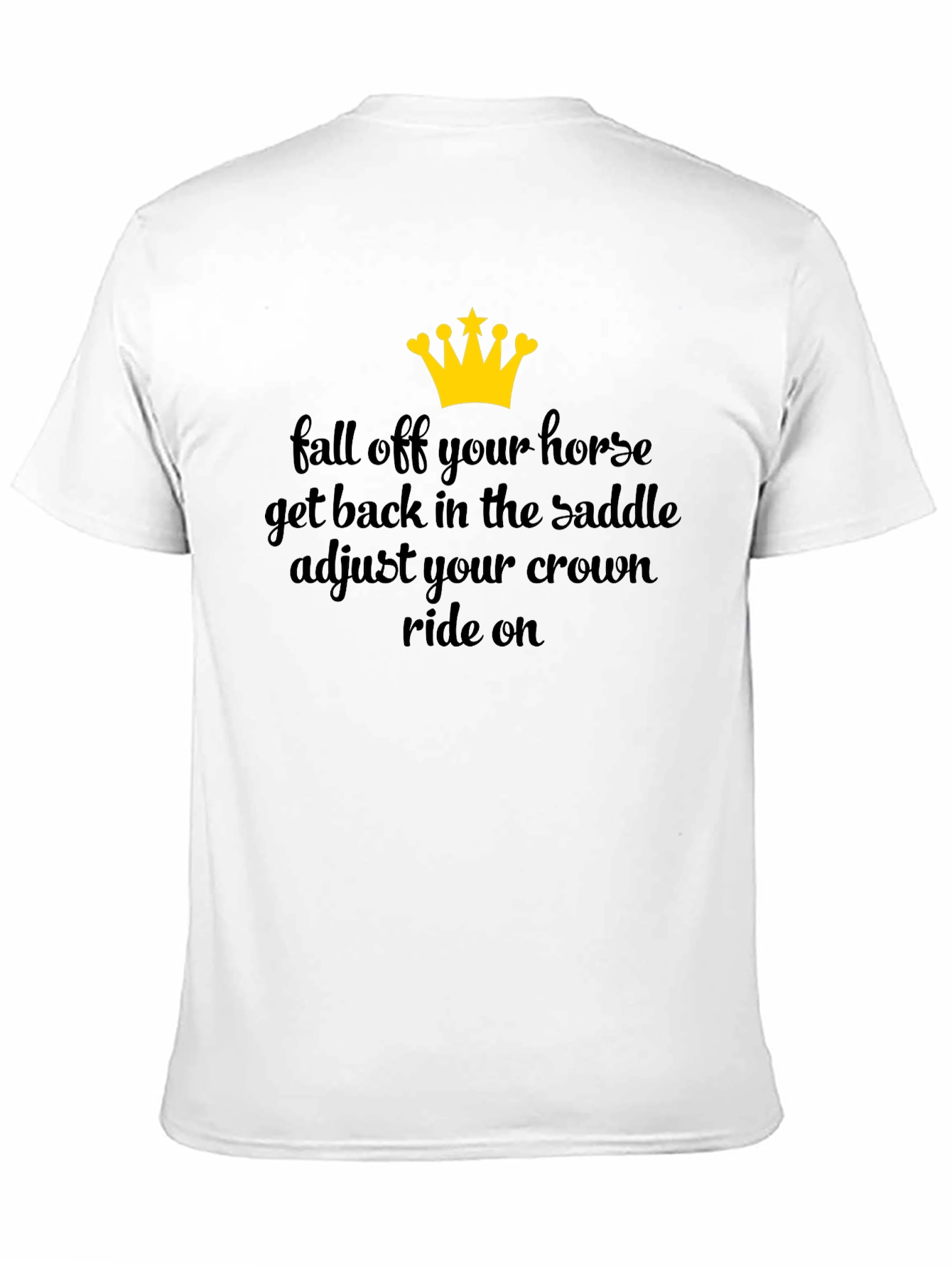 Fall Off Horse Adjust Crown Graphic Tee