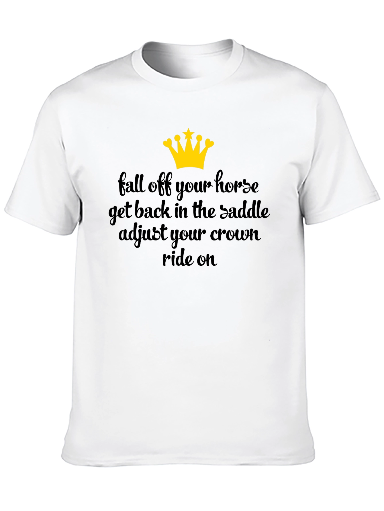 Fall Off Horse Adjust Crown Graphic Tee