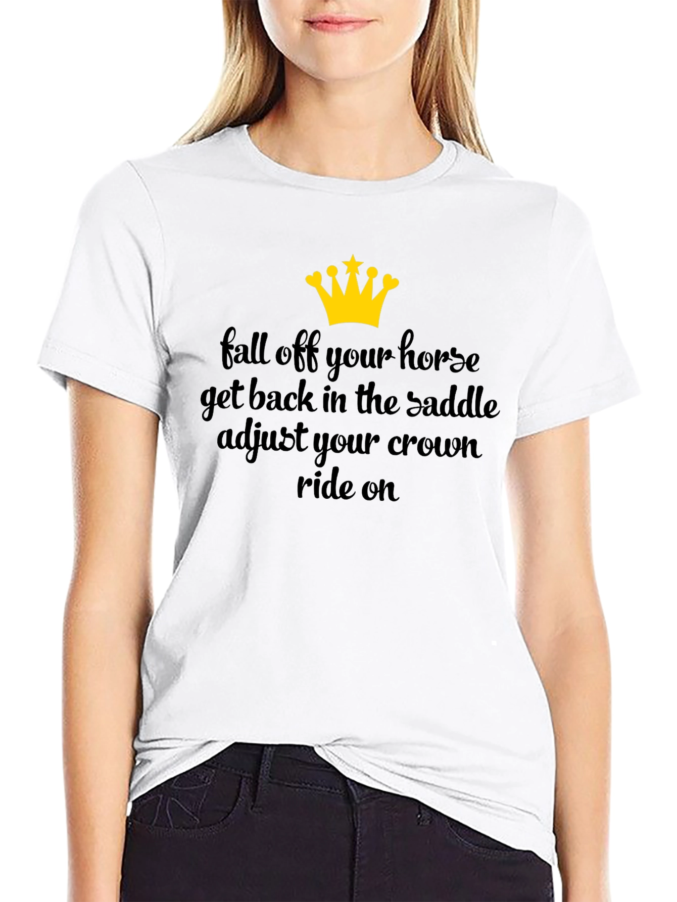 Fall Off Horse Adjust Crown Graphic Tee