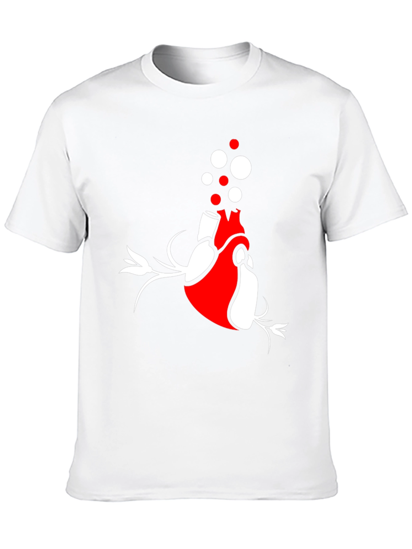 Anatomical Heart Graphic Tee - Artistic Black T-Shirt