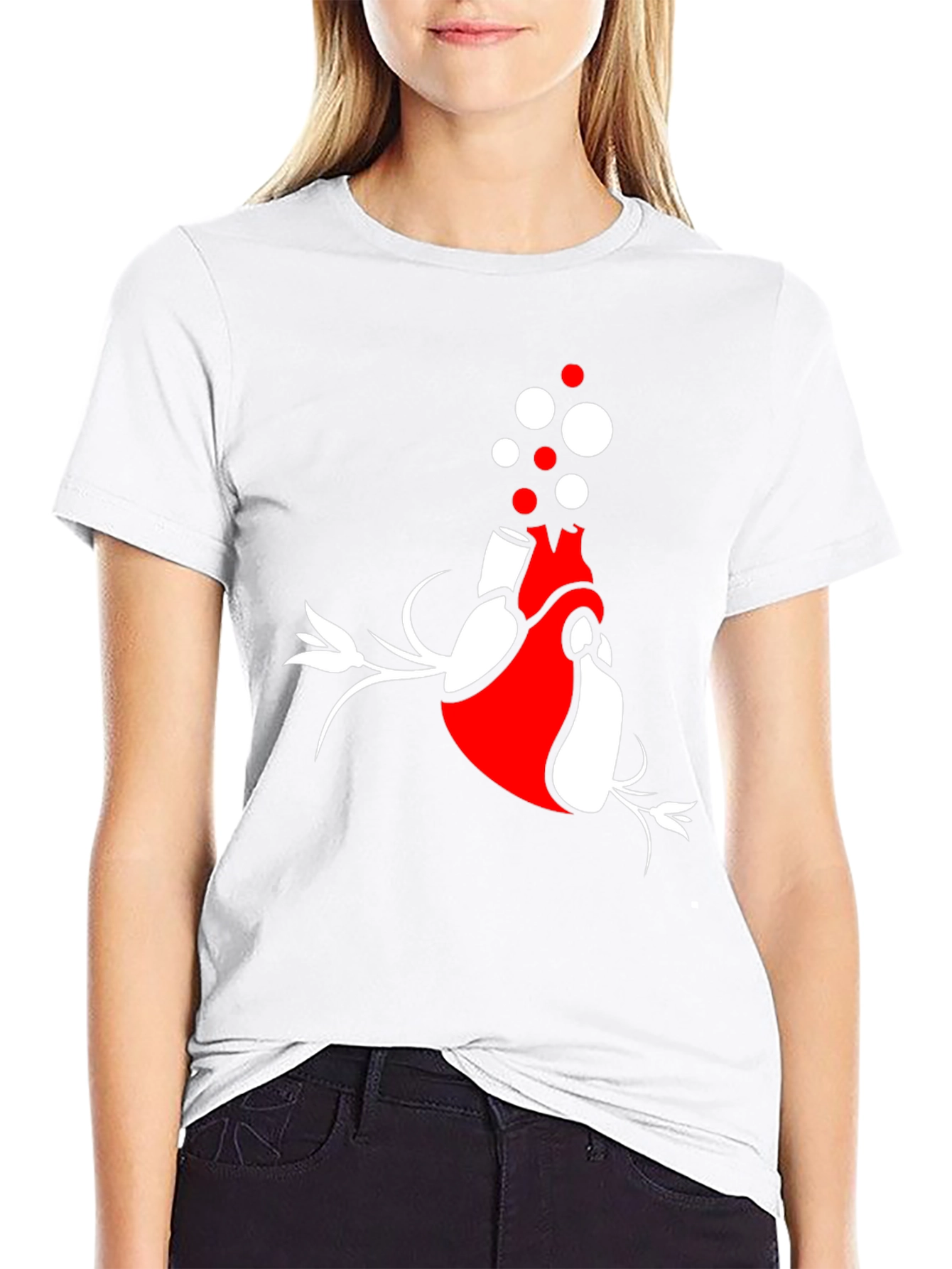Anatomical Heart Graphic Tee - Artistic Black T-Shirt