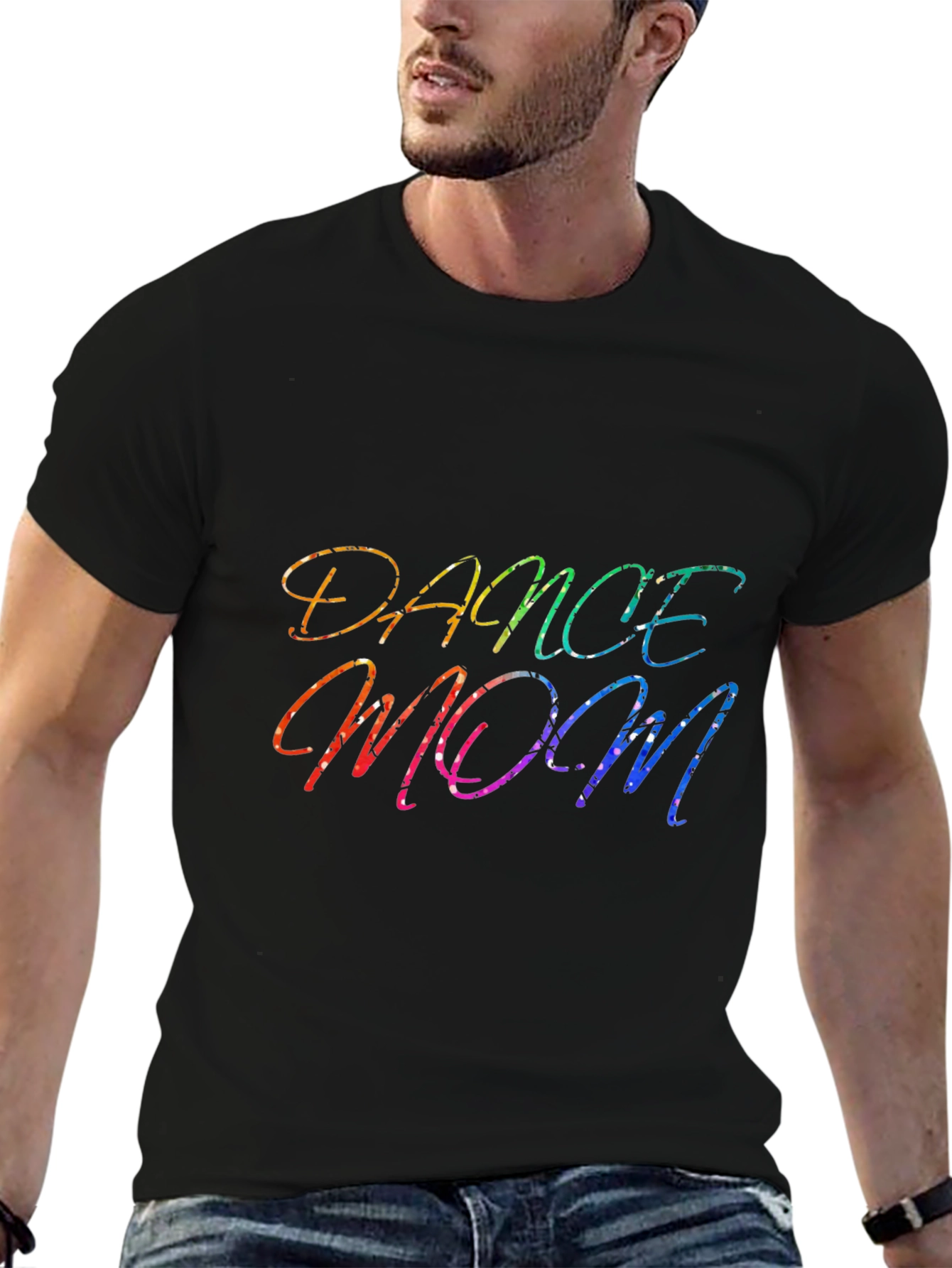 Dance Mom Rainbow Graphic T-Shirt