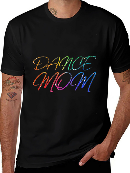 Dance Mom Rainbow Graphic T-Shirt