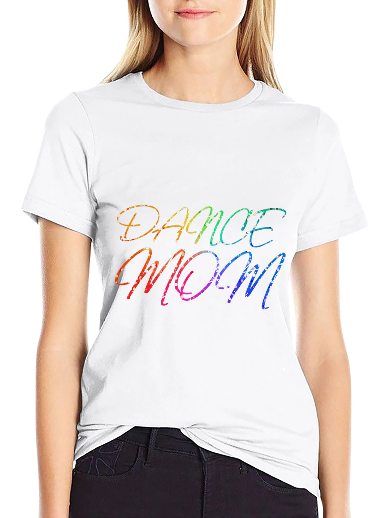 Dance Mom Rainbow Graphic T-Shirt