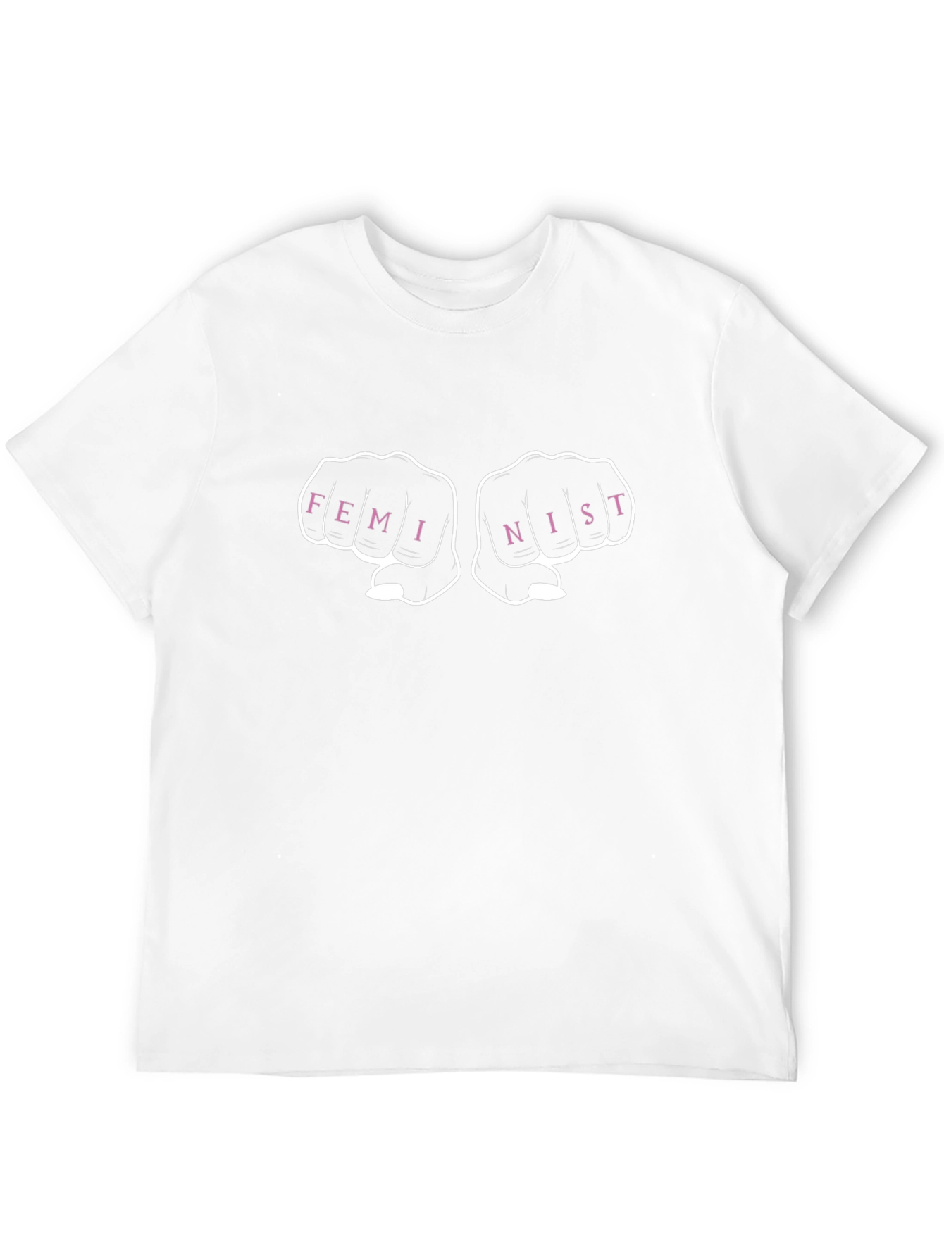 Feminist Fist Bump T-Shirt - Black
