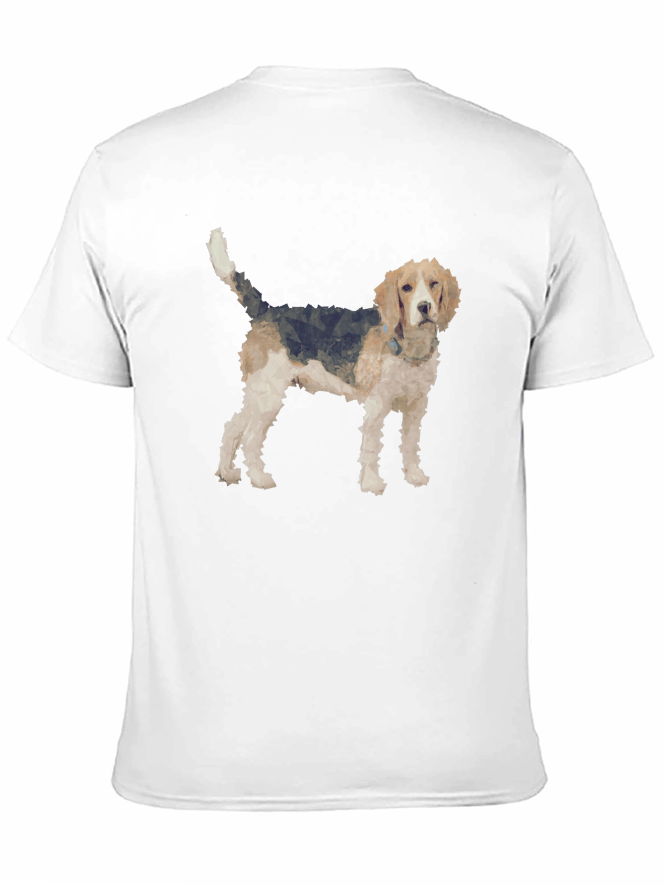 Geometric Beagle Dog Graphic T-Shirt
