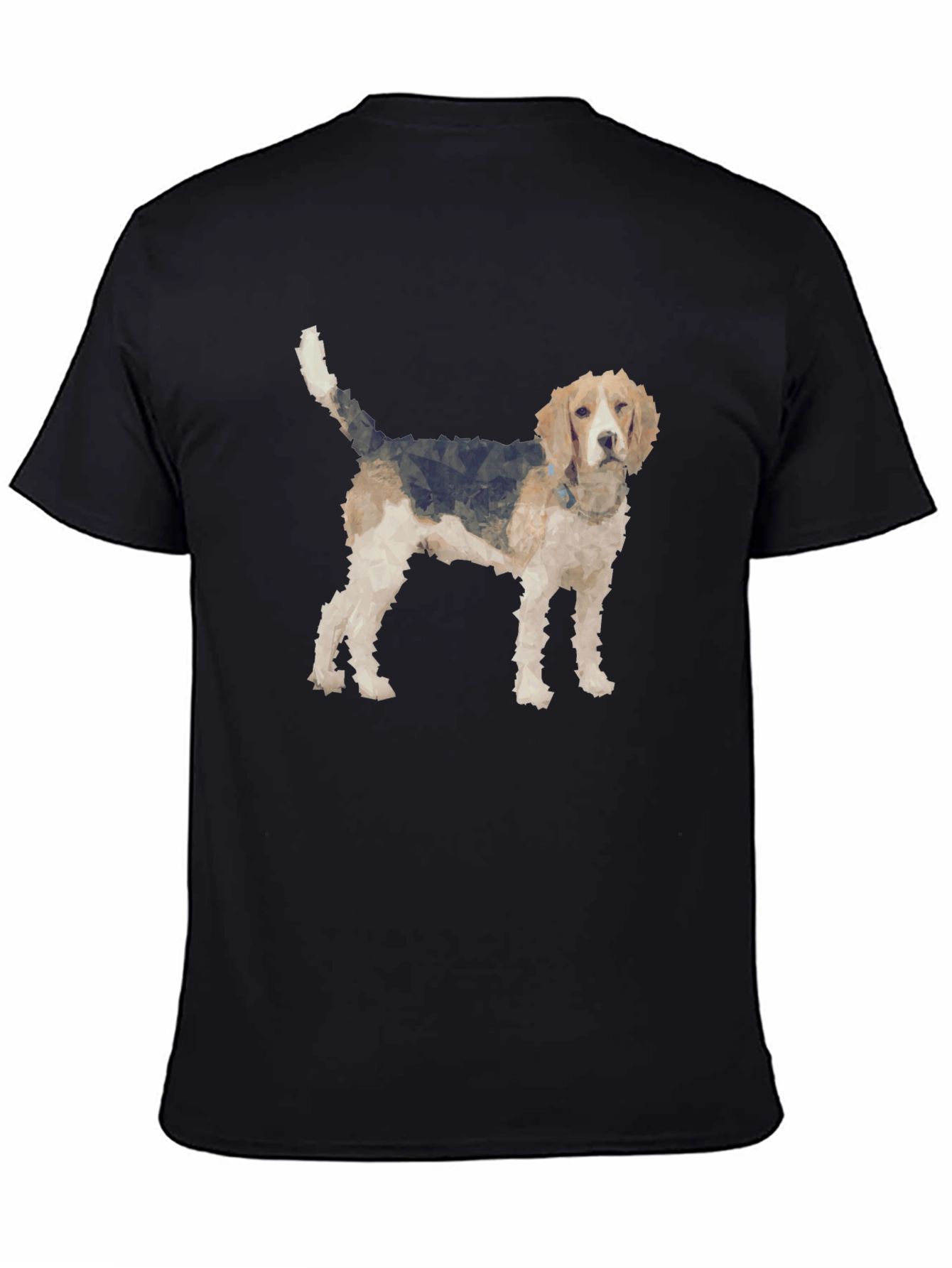 Geometric Beagle Dog Graphic T-Shirt