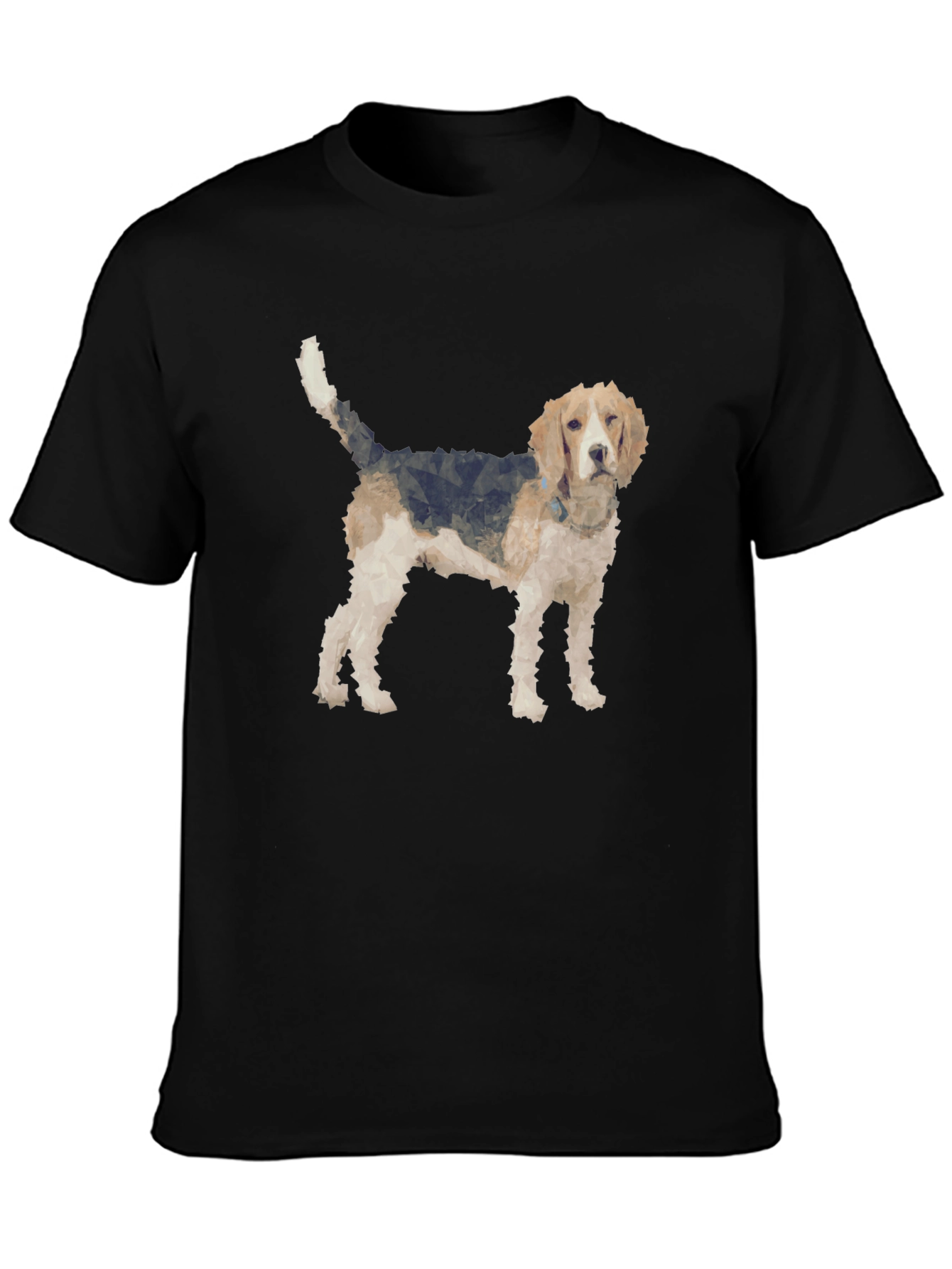 Geometric Beagle Dog Graphic T-Shirt