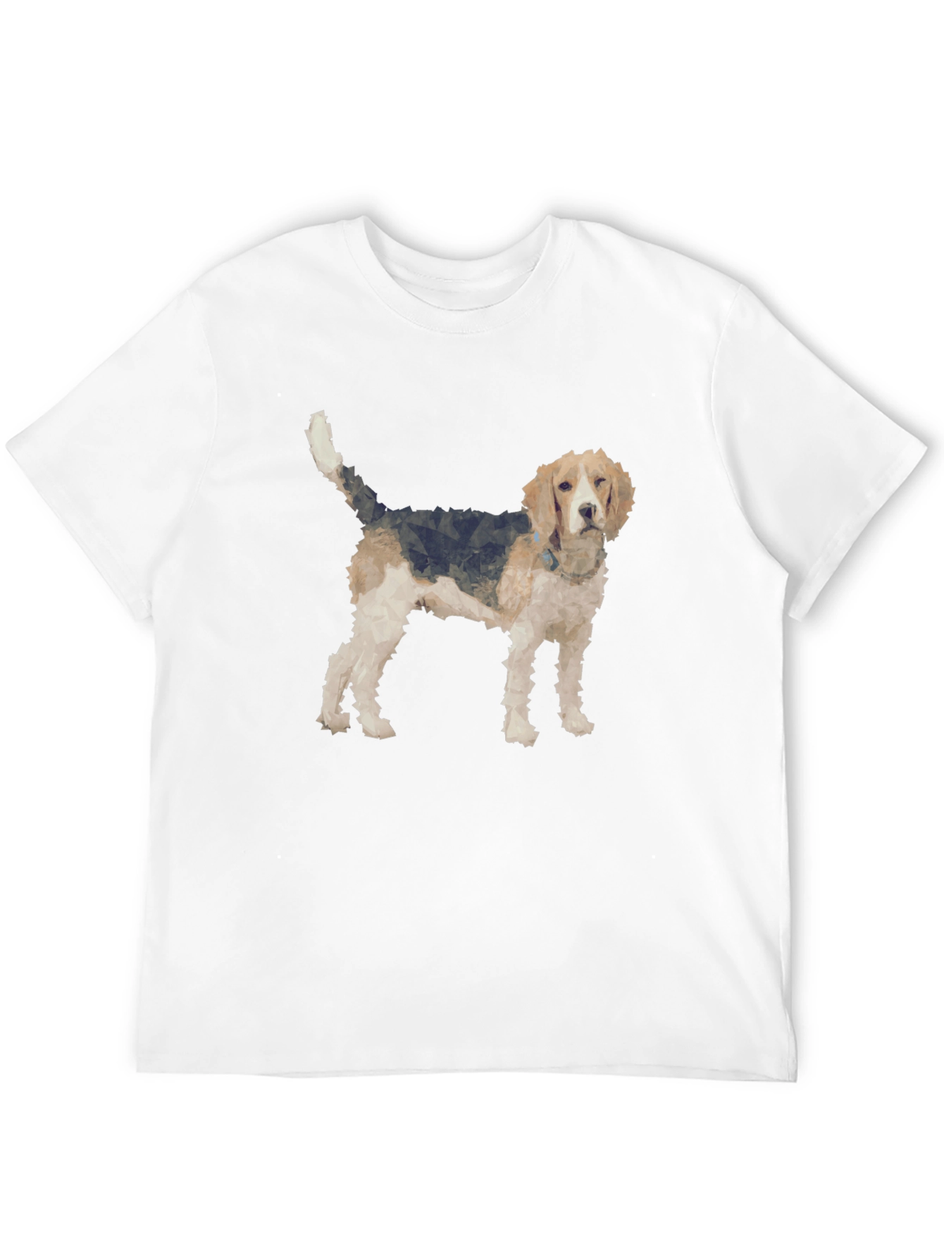 Geometric Beagle Dog Graphic T-Shirt