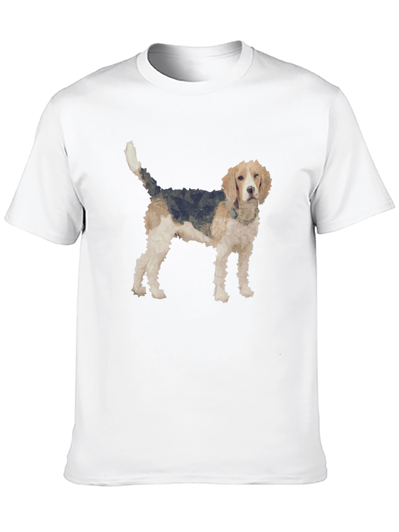 Geometric Beagle Dog Graphic T-Shirt