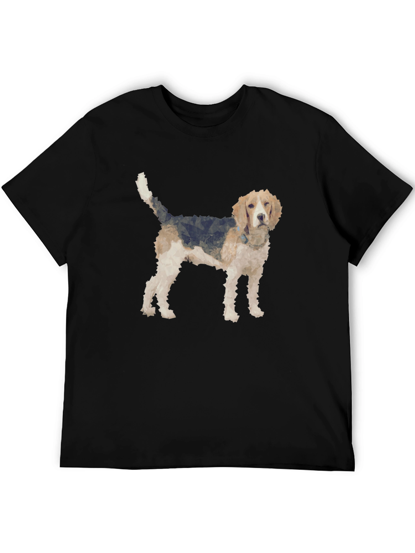 Geometric Beagle Dog Graphic T-Shirt