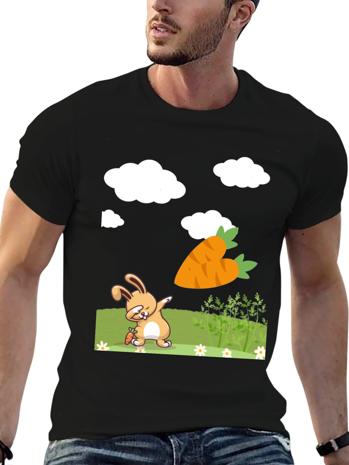 Dabbing Easter Bunny Carrot Shirt