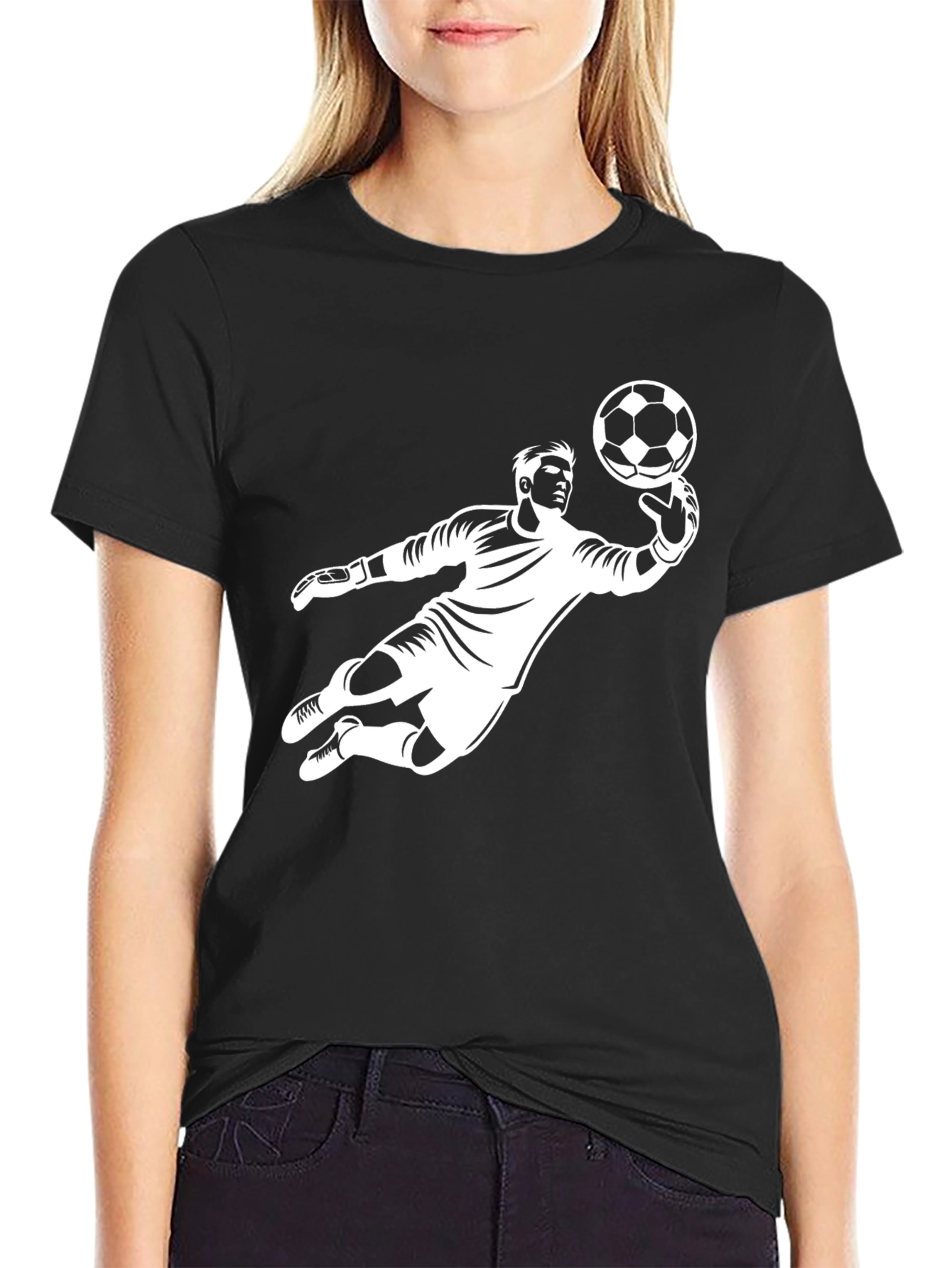 Soccer Goalie Graphic T-Shirt - Catch the Game!