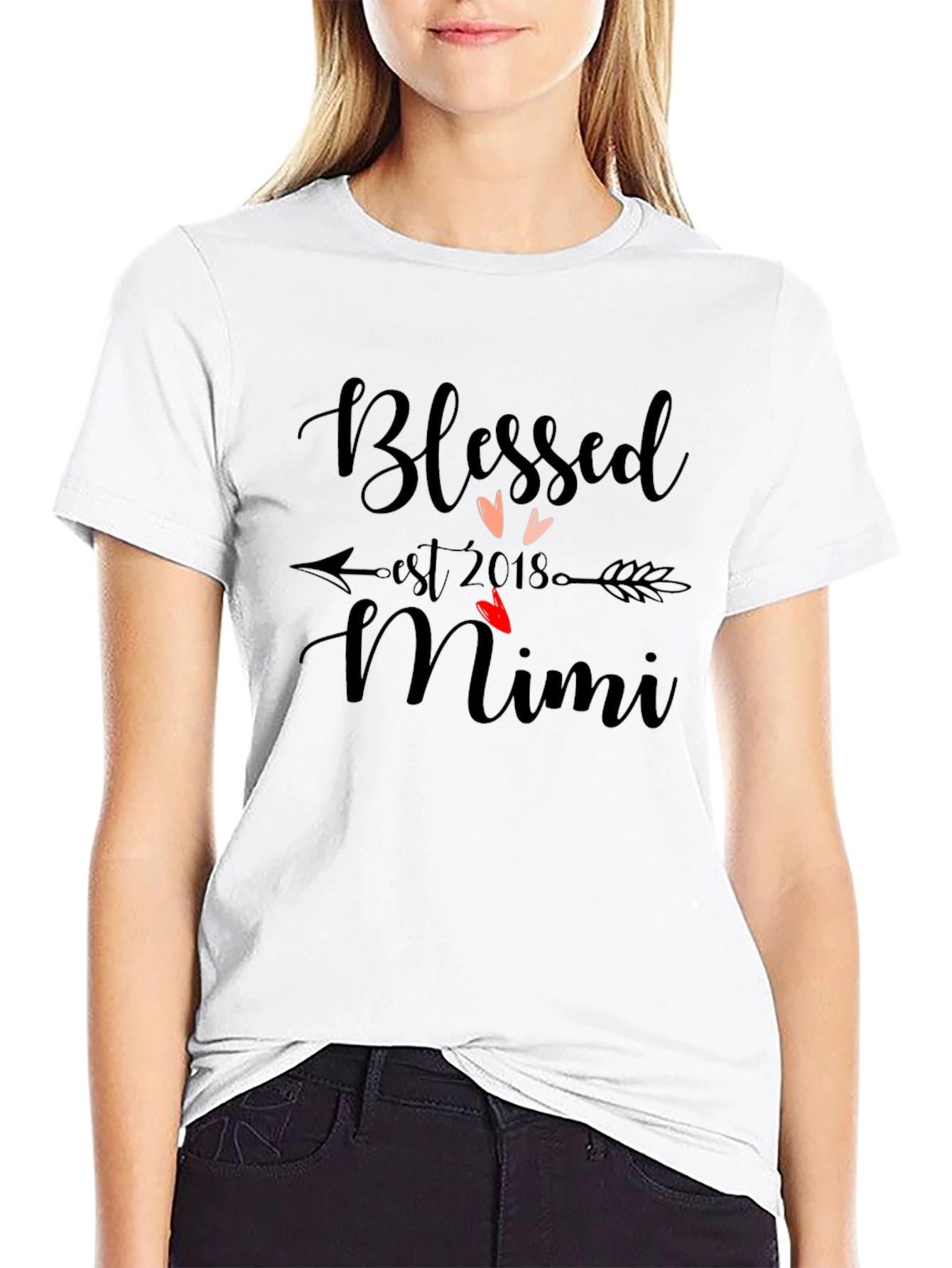 Blessed Mimi Est. 2018 Black T-Shirt