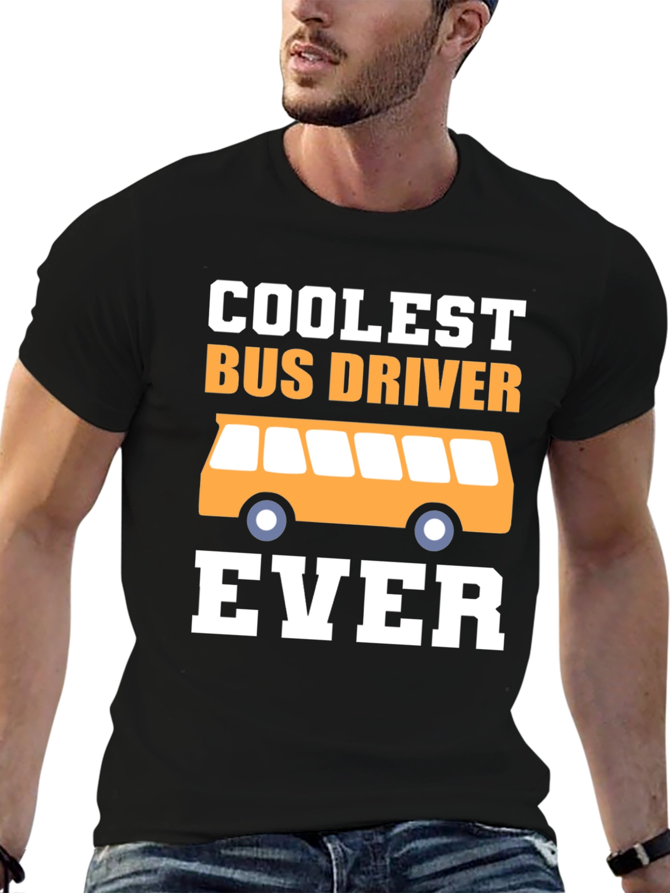 Coolest Bus Driver Ever Graphic T-Shirt