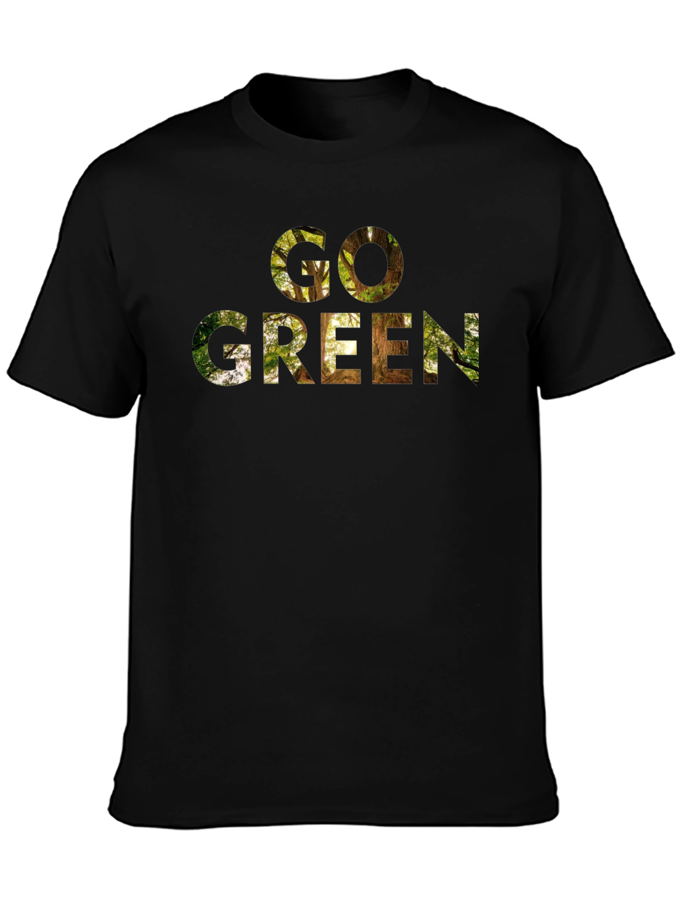 Go Green Nature T-Shirt - Eco Friendly Design