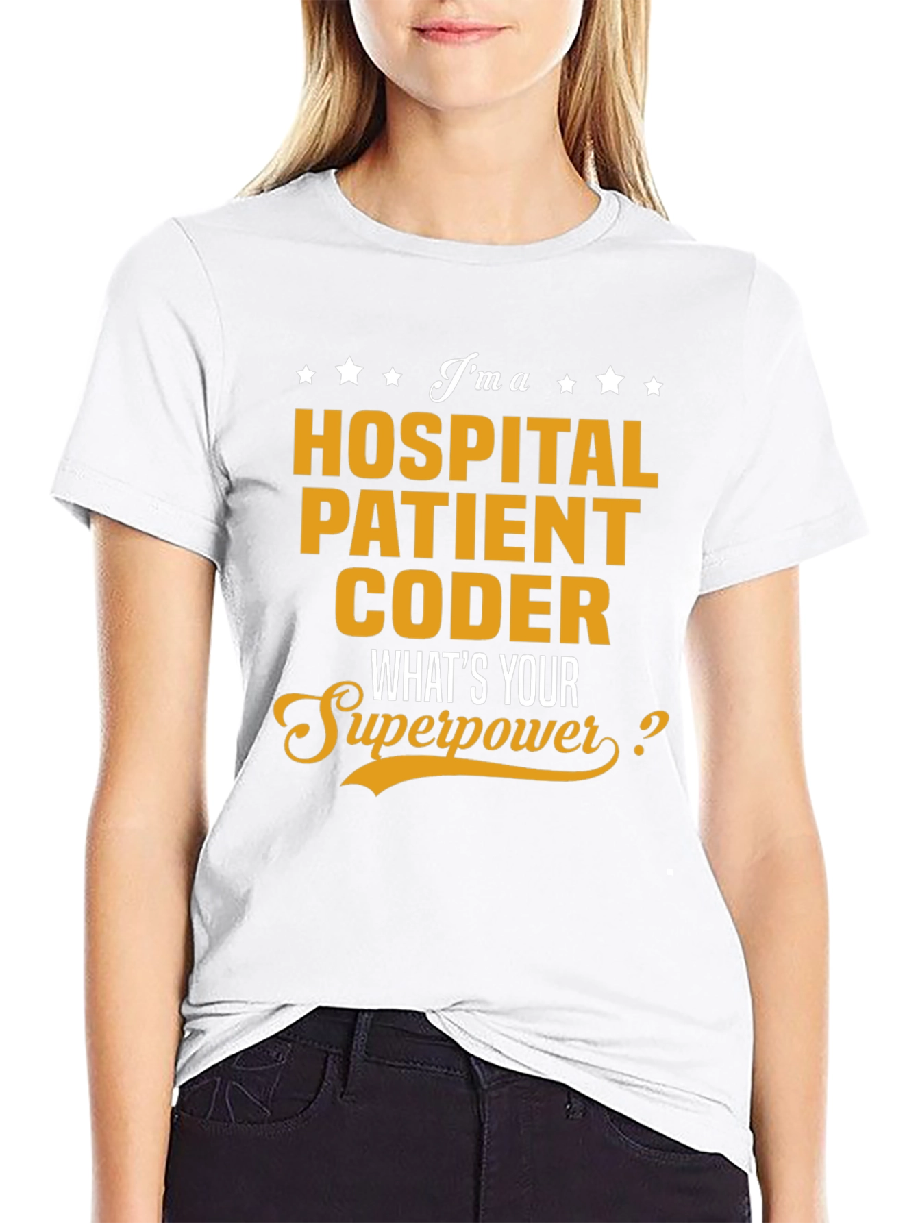 Hospital Patient Coder Superpower T-Shirt