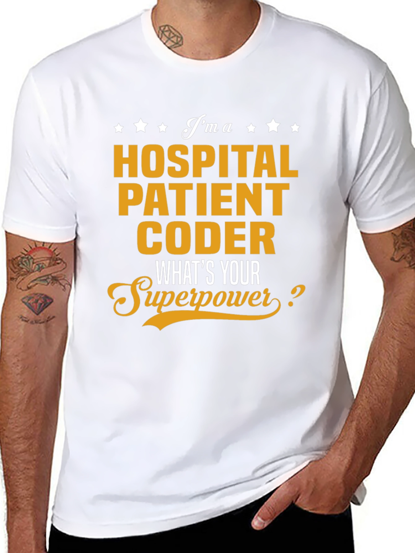 Hospital Patient Coder Superpower T-Shirt
