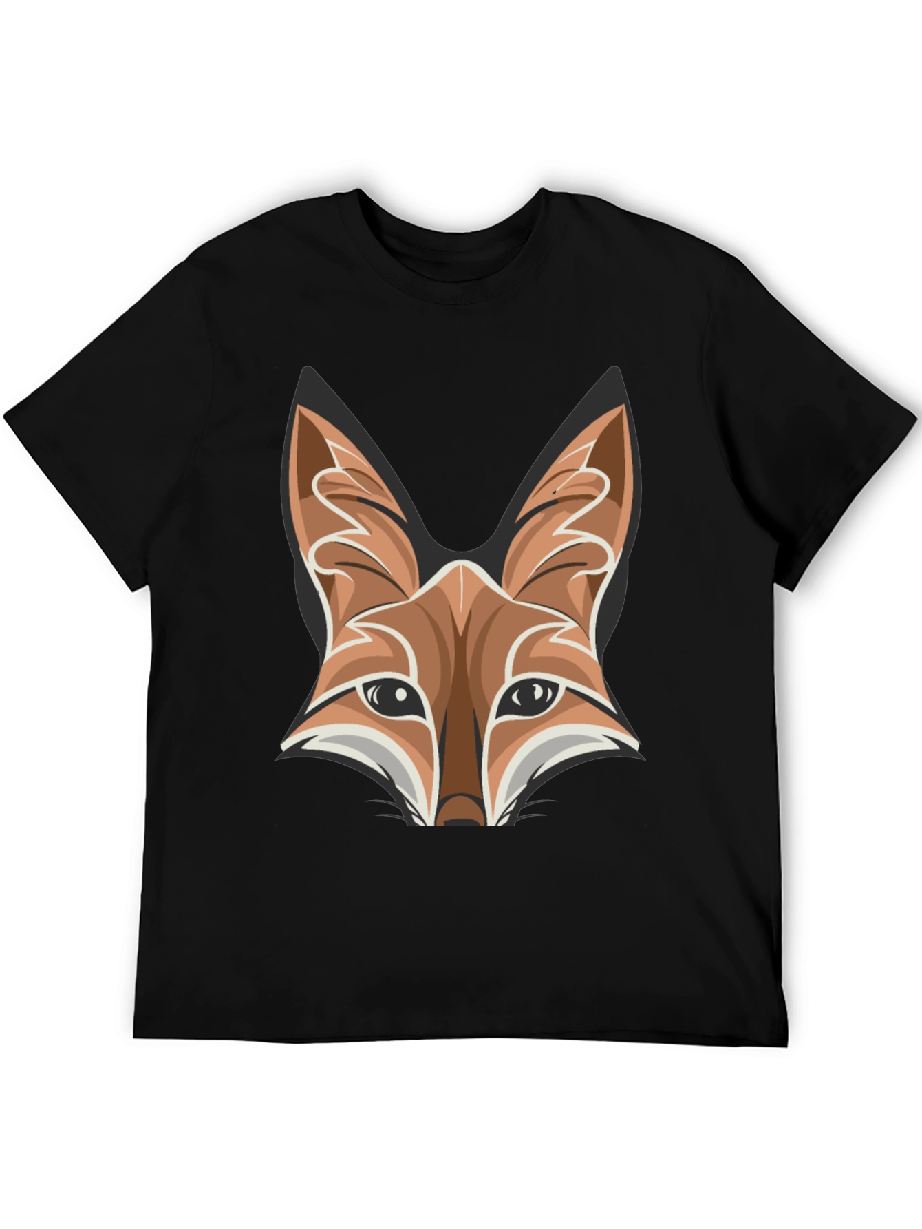 Fox Head Graphic Tee - Mens Black T-Shirt