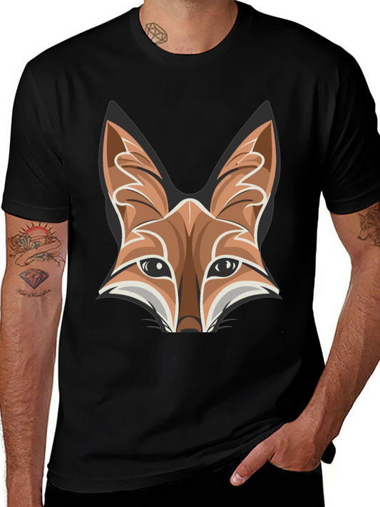 Fox Head Graphic Tee - Mens Black T-Shirt