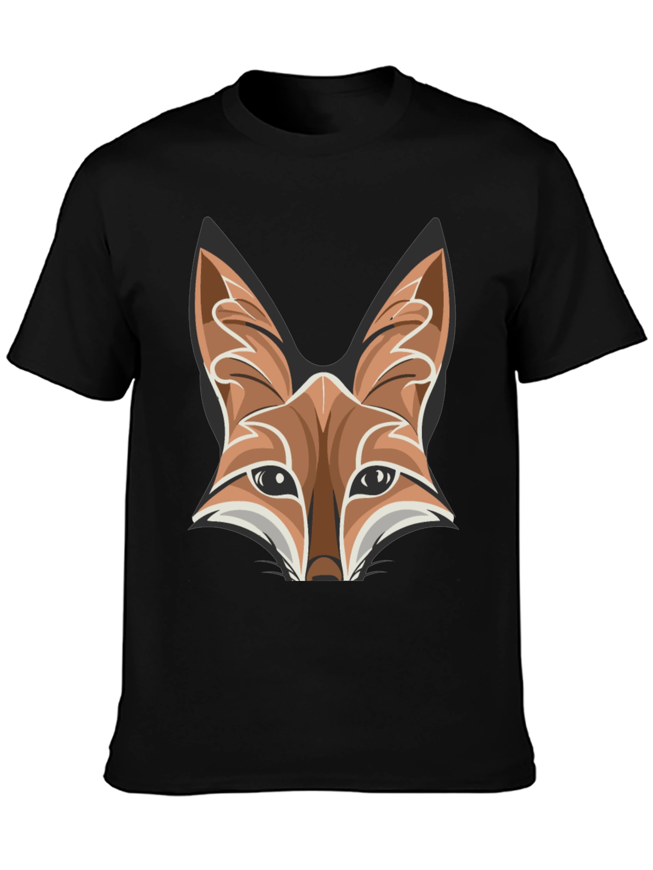 Fox Head Graphic Tee - Mens Black T-Shirt