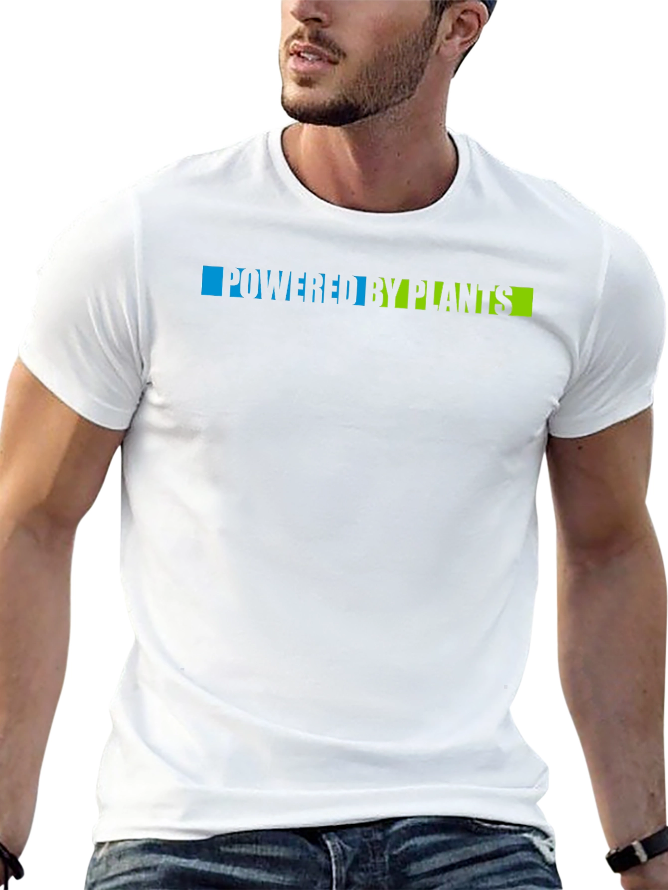 Powered By Plants T-Shirt - Vegan Friendly Tee