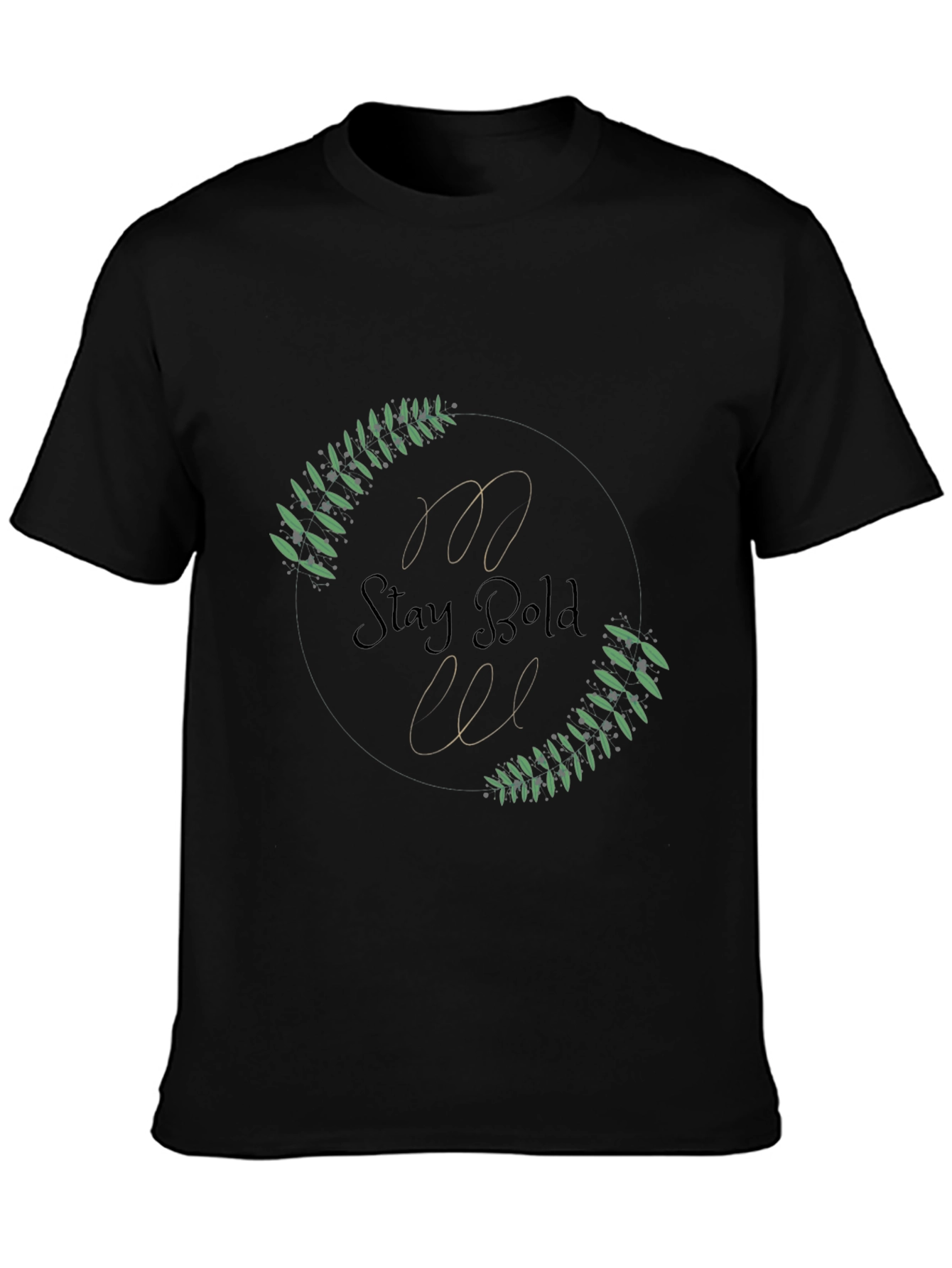 Stay Bold Black Graphic Tee