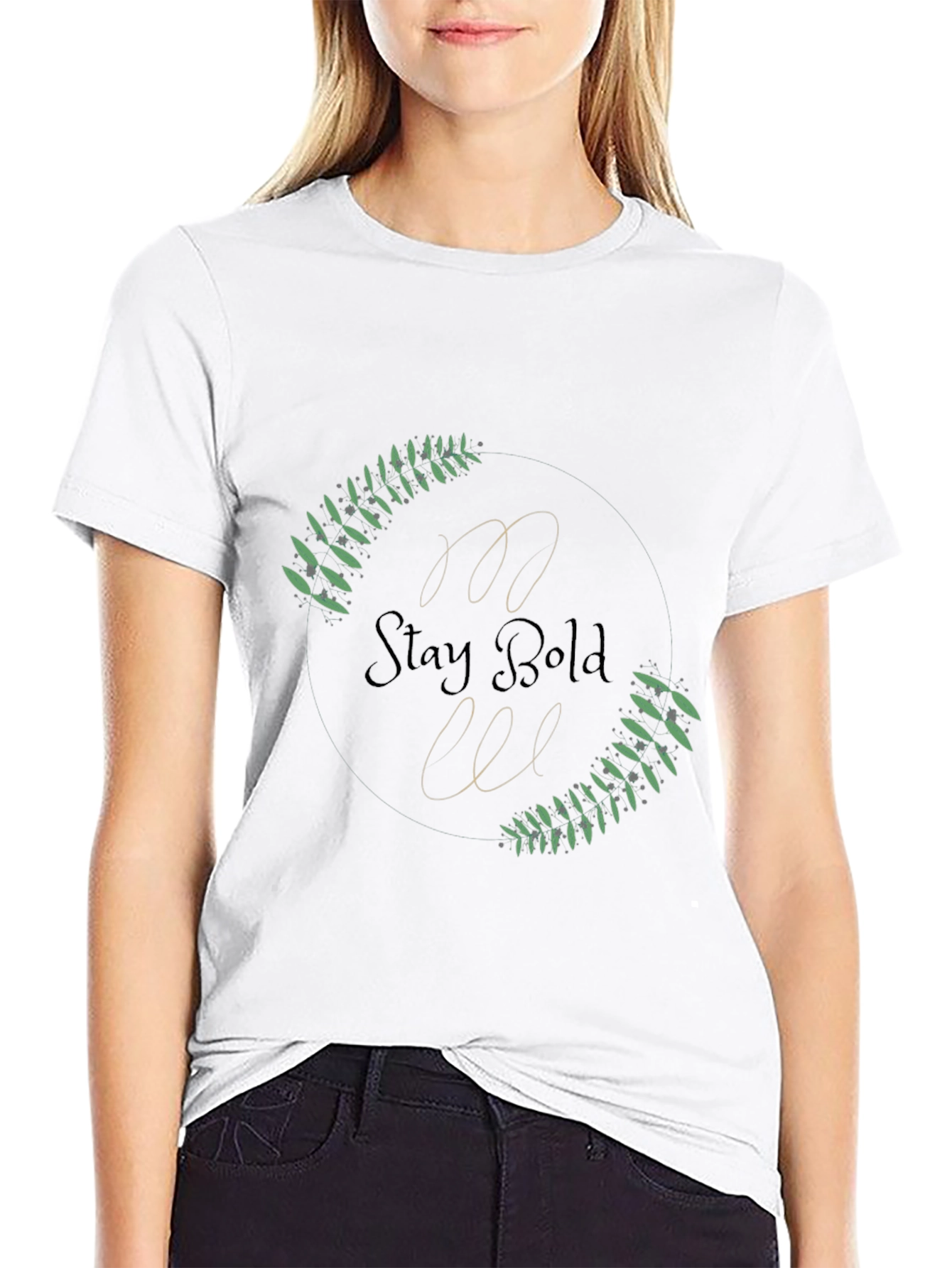 Stay Bold Black Graphic Tee