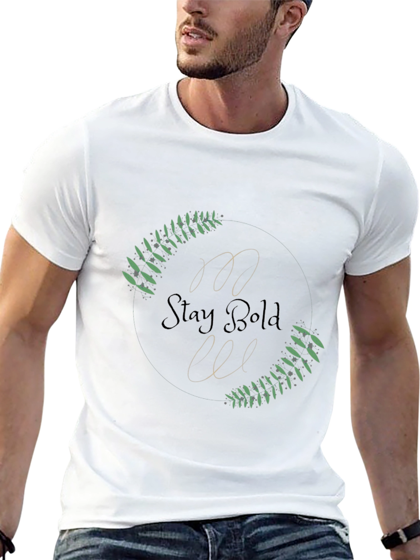 Stay Bold Black Graphic Tee