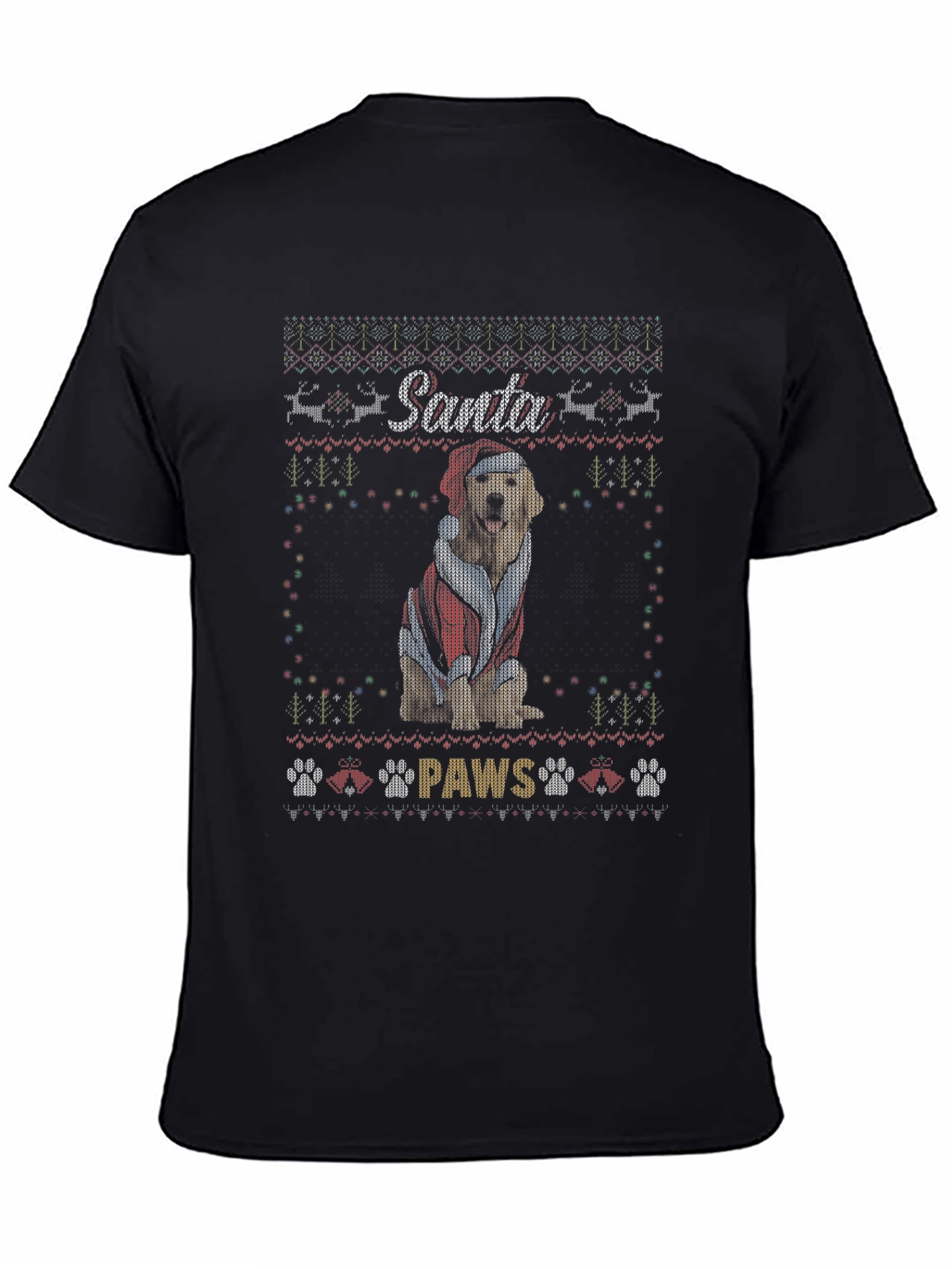 Santa Paws Dog Christmas T-Shirt