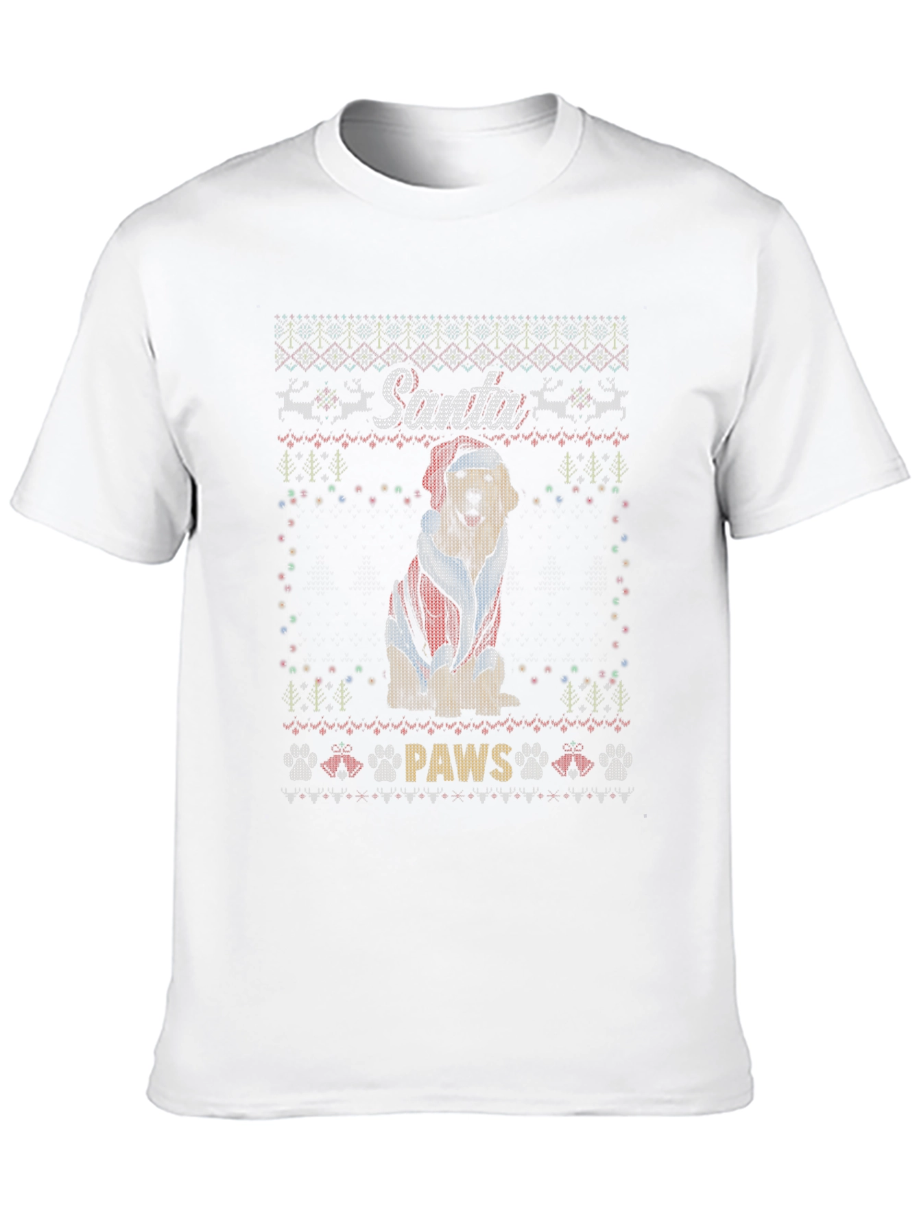 Santa Paws Dog Christmas T-Shirt