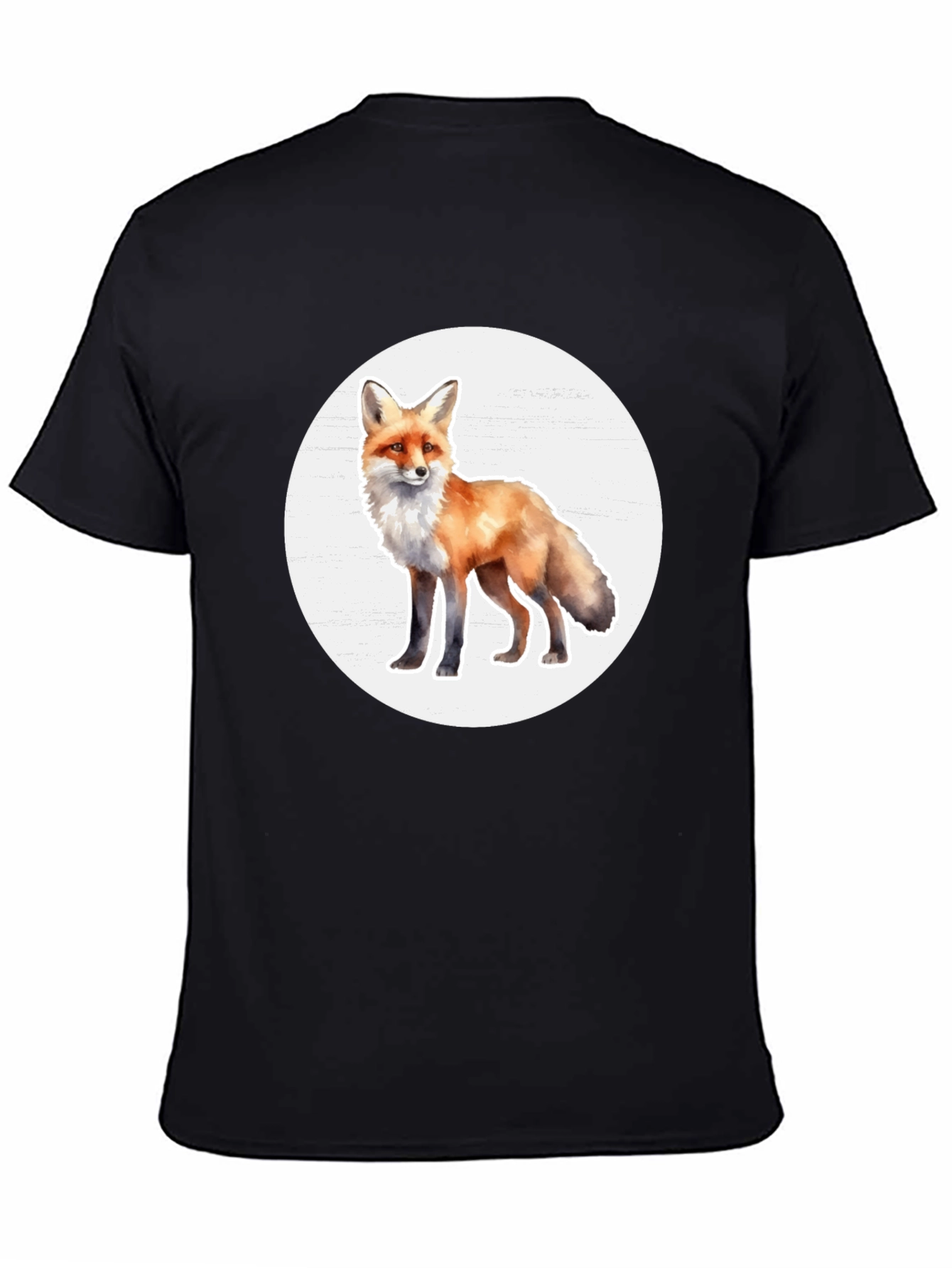 Fox Graphic Tee - Stylish Animal Print T-Shirt