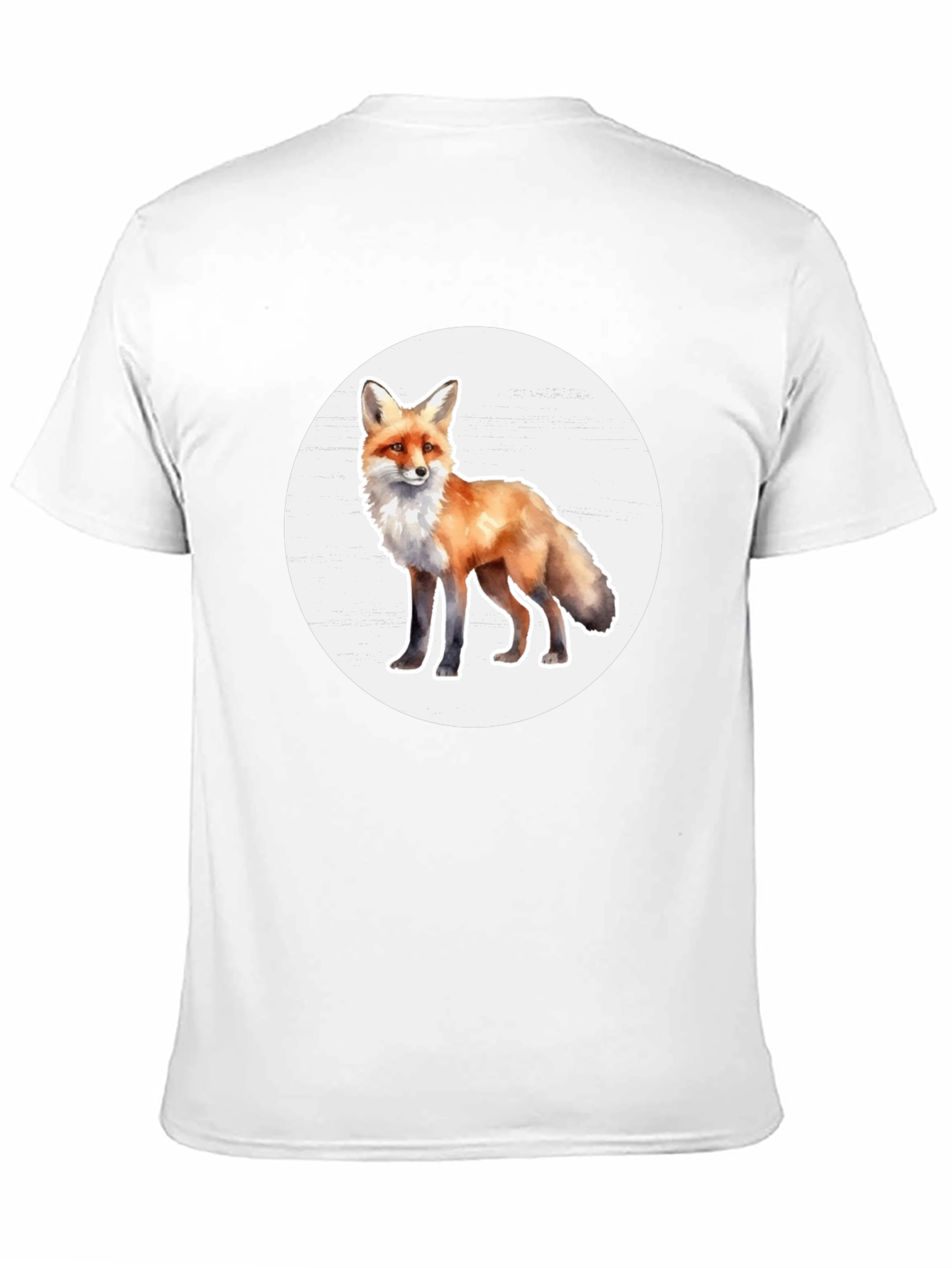 Fox Graphic Tee - Stylish Animal Print T-Shirt