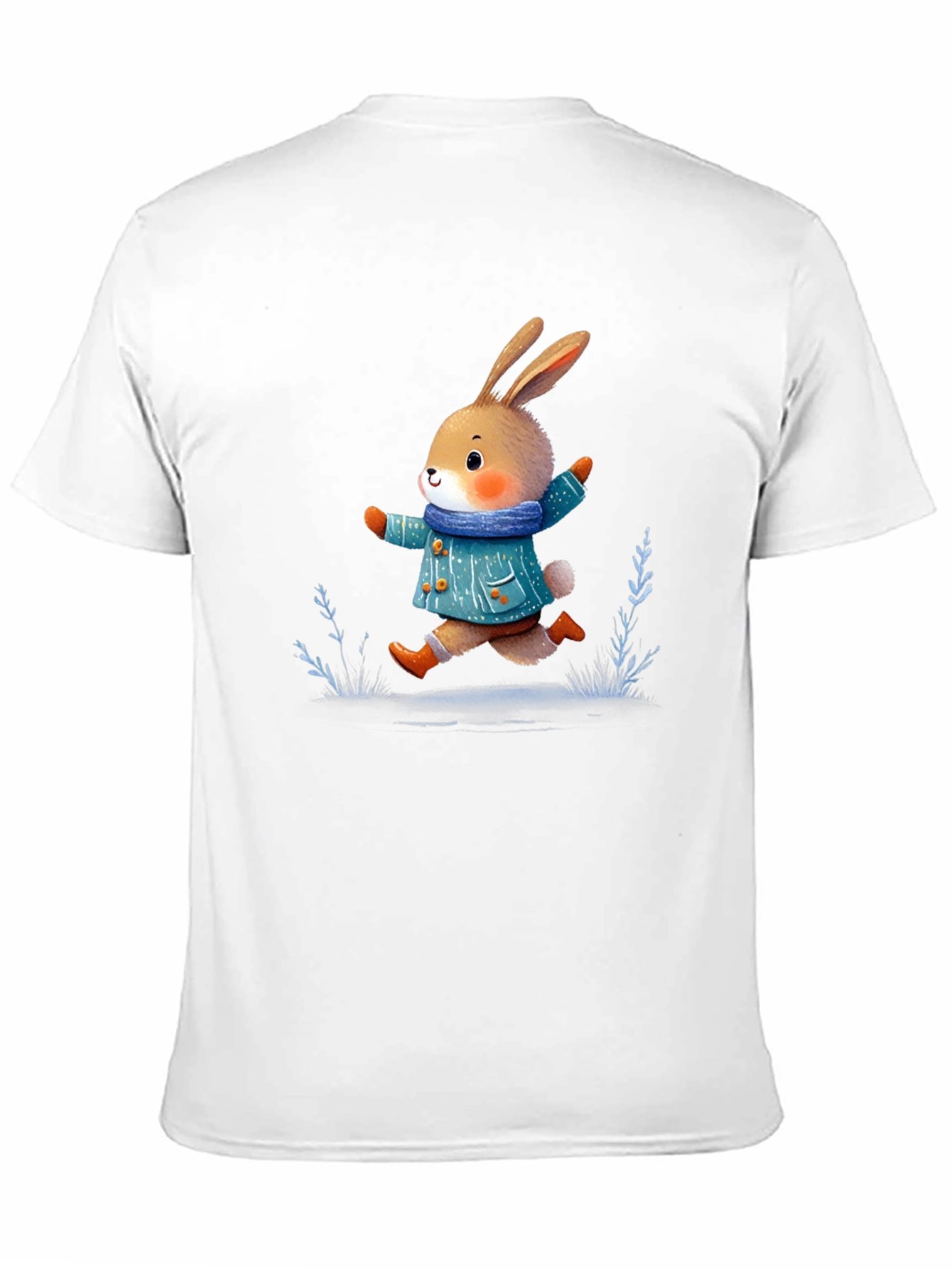 Cute Bunny T-Shirt: Whimsical Winter Style