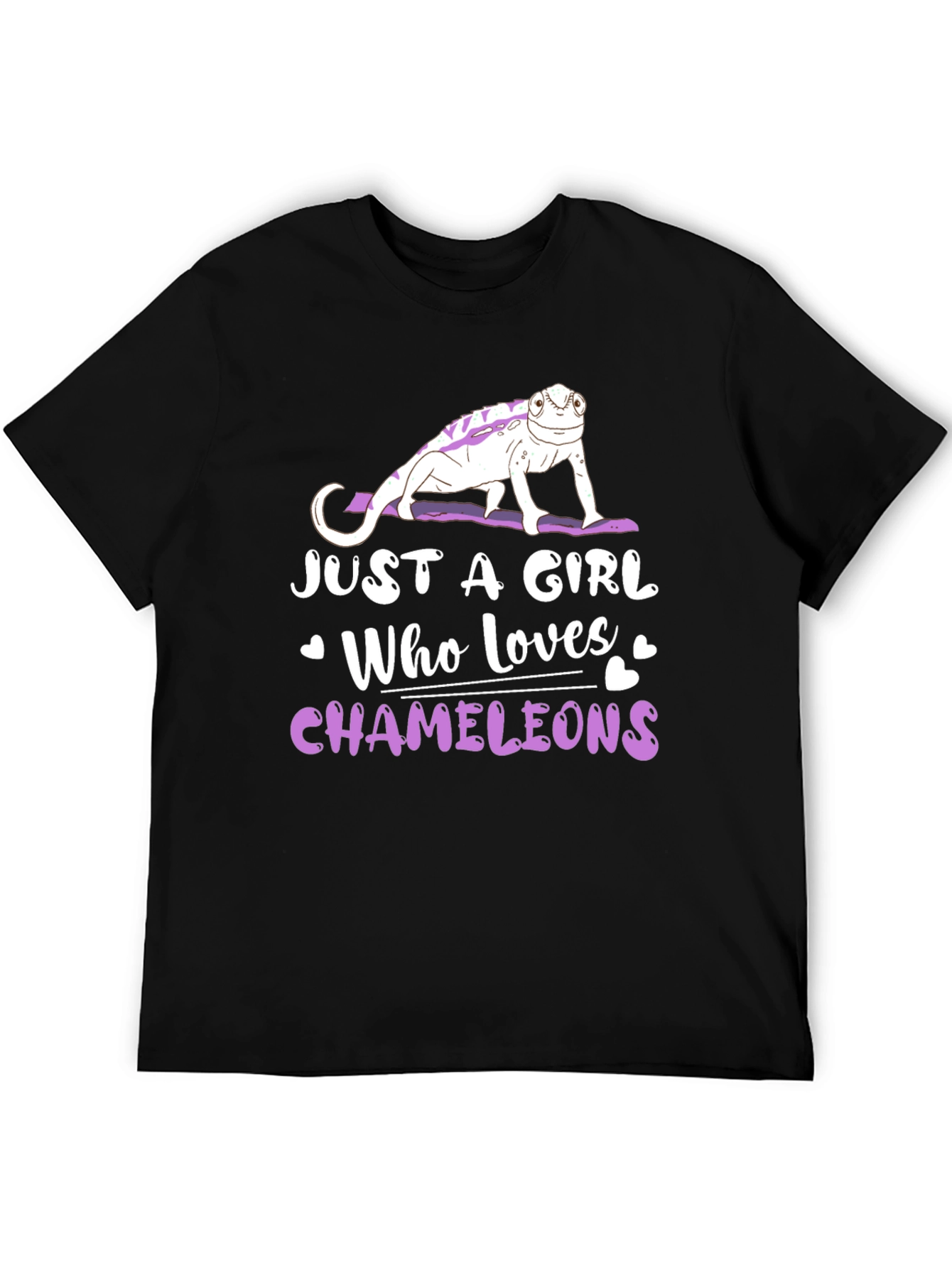 Just A Girl Who Loves Chameleons T-Shirt